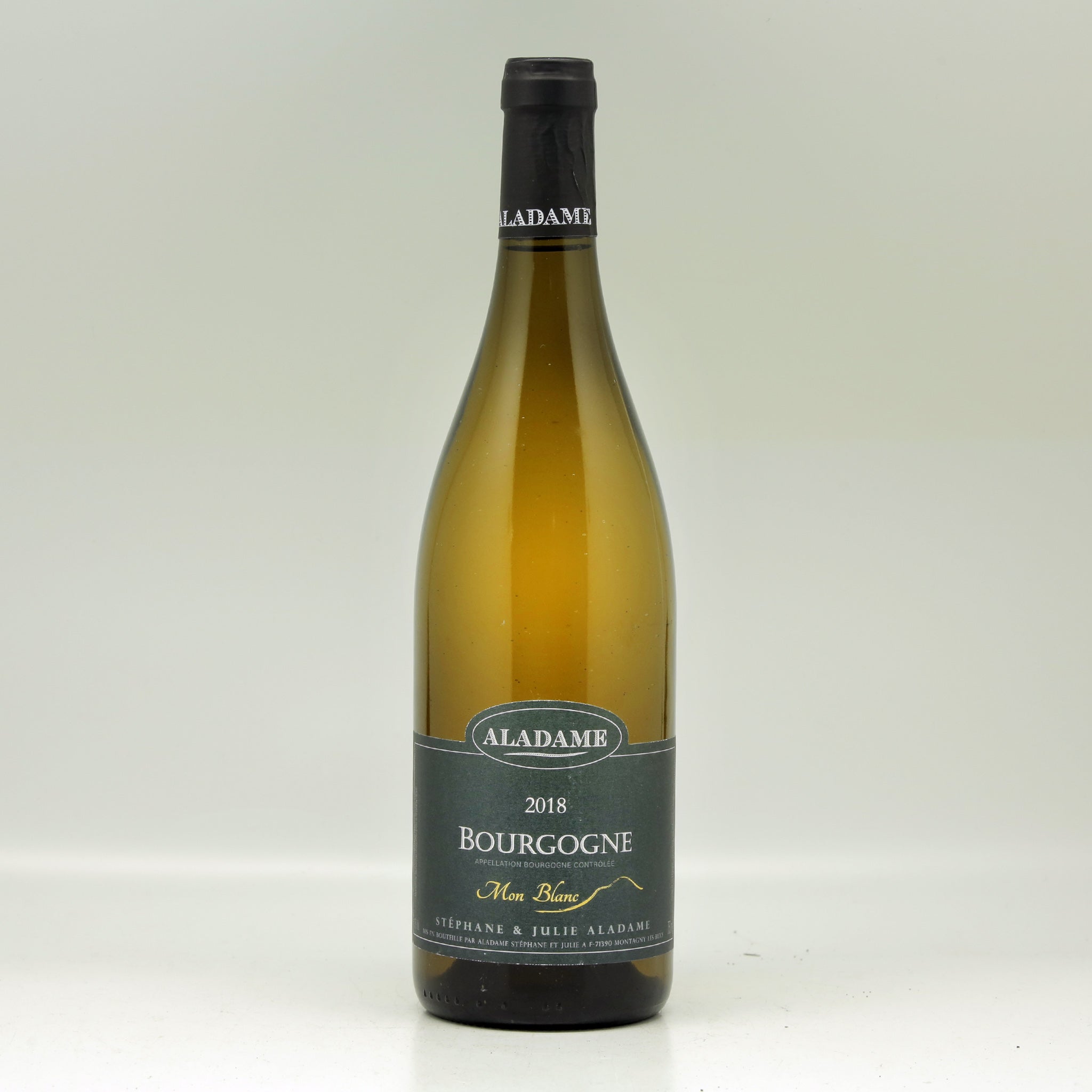 Stephane Aladame Bourgogne Mon Blanc 2018 White wine Bottle