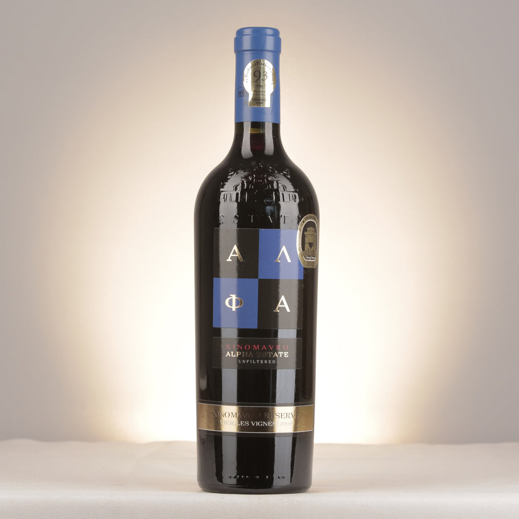 Alpha Estate Xinomavro Reserve Vieilles Vignes 2008 Bottle front