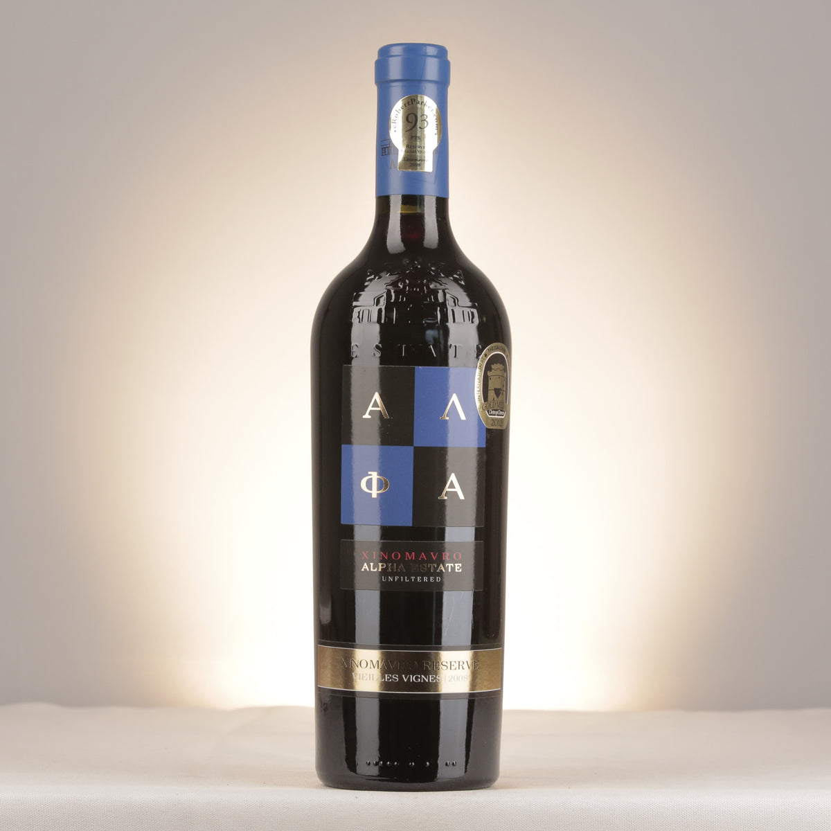 Alpha Estate Xinomavro Reserve Vieilles Vignes 2008 Bottle front