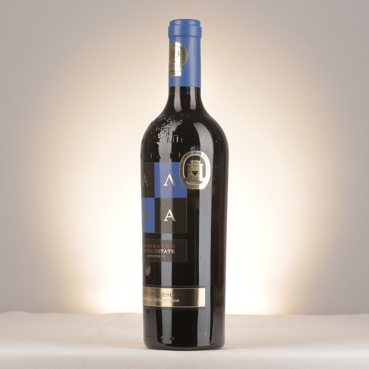 Alpha Estate Xinomavro Reserve Vieilles Vignes 2008 Bottle turned left