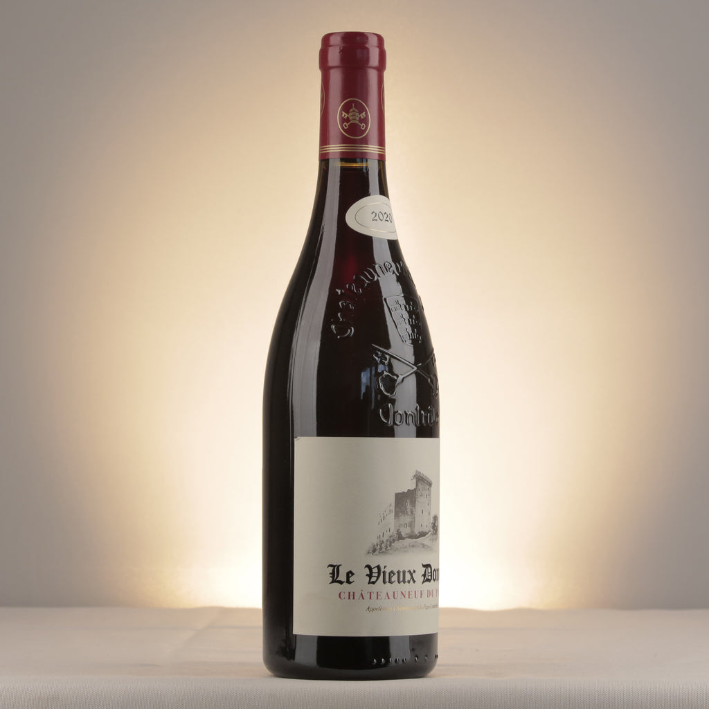 Le Vieux Donjon Châteauneuf-du-Pape Red 2020 Bottle label