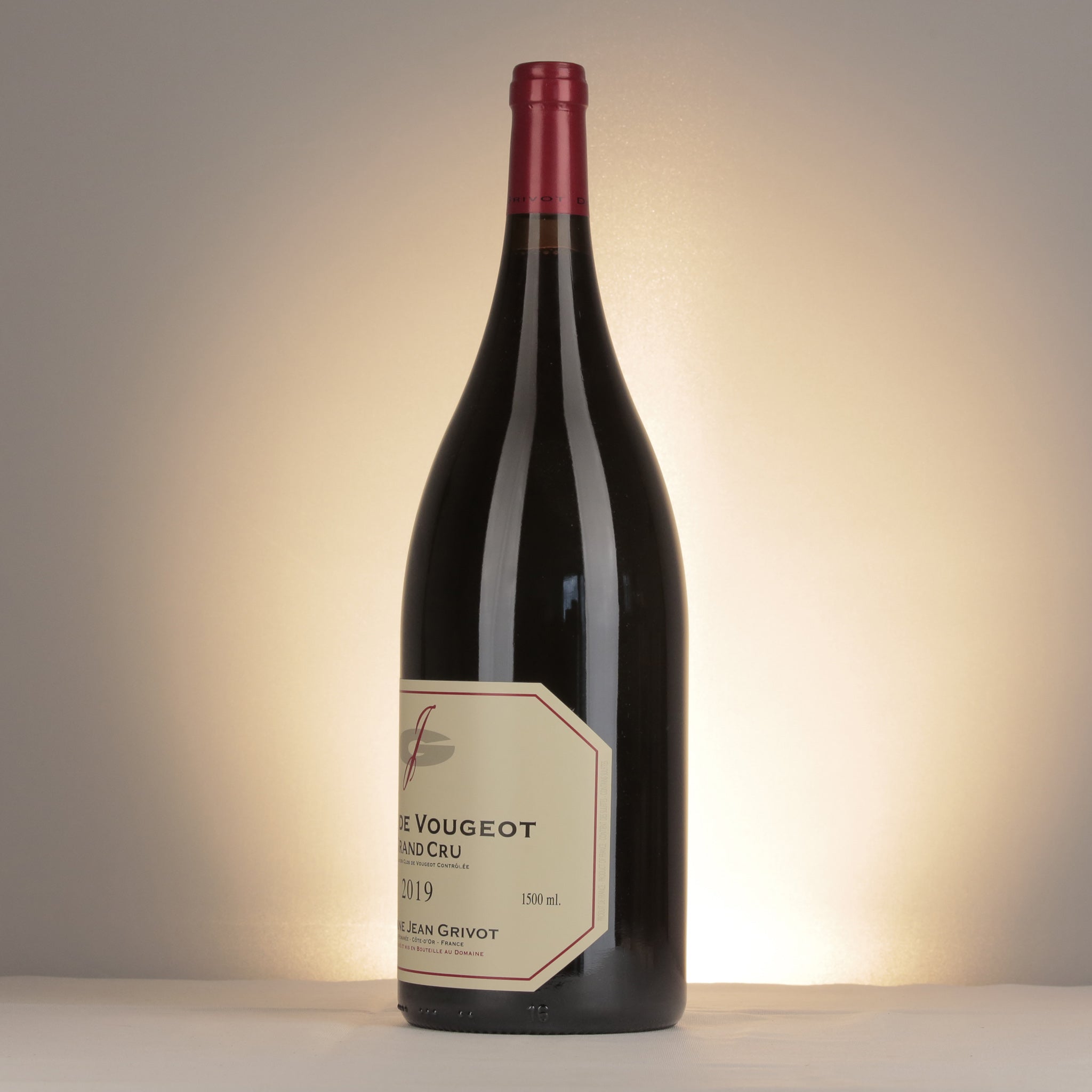 Domaine Jean Grivot Clos de Vougeot Grand Cru 2019 Magnum label