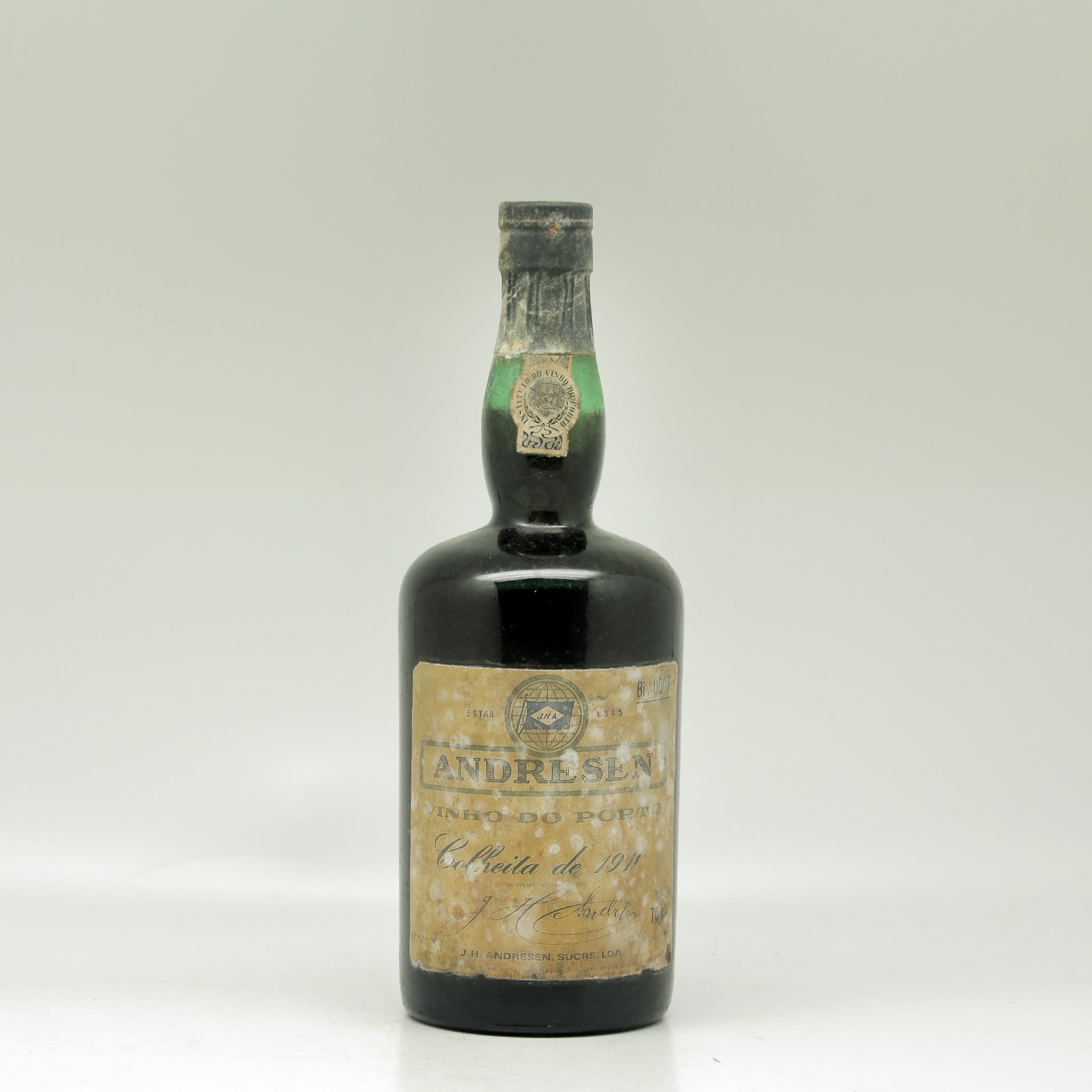 Andresen Colheita 1910 Fortified Wine Bottle