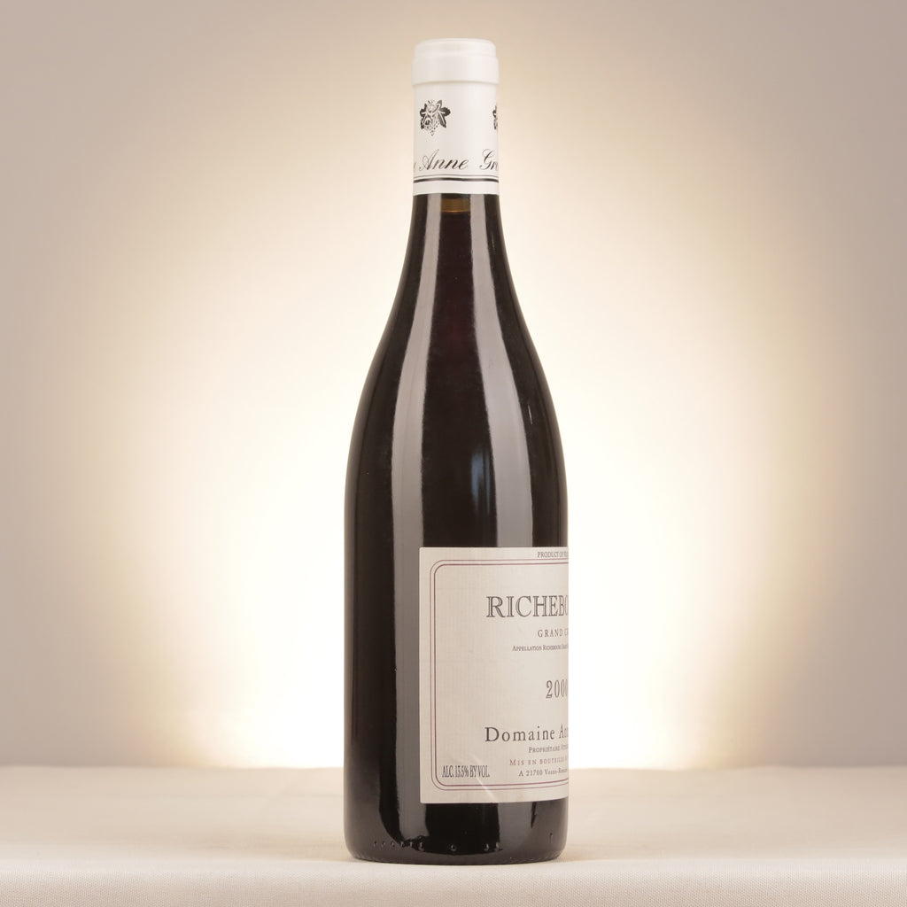 Domaine Anne Gros Richebourg Grand Cru 2000 Bottle turned right