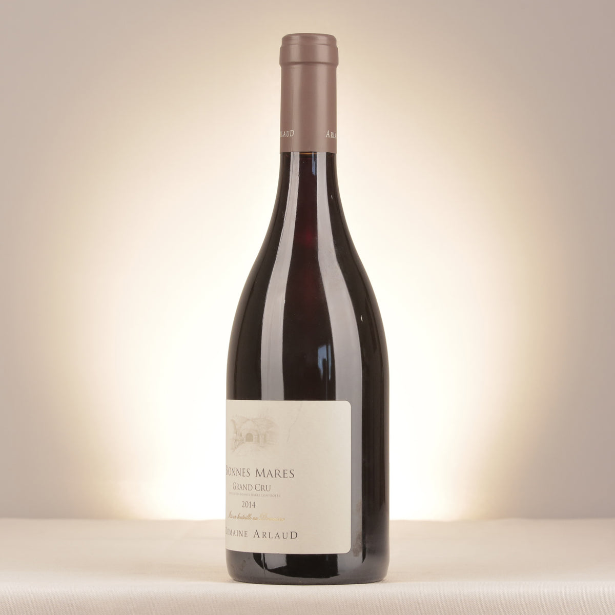 Domaine Arlaud Bonnes-Mares Grand Cru 2014 Bottle turned left