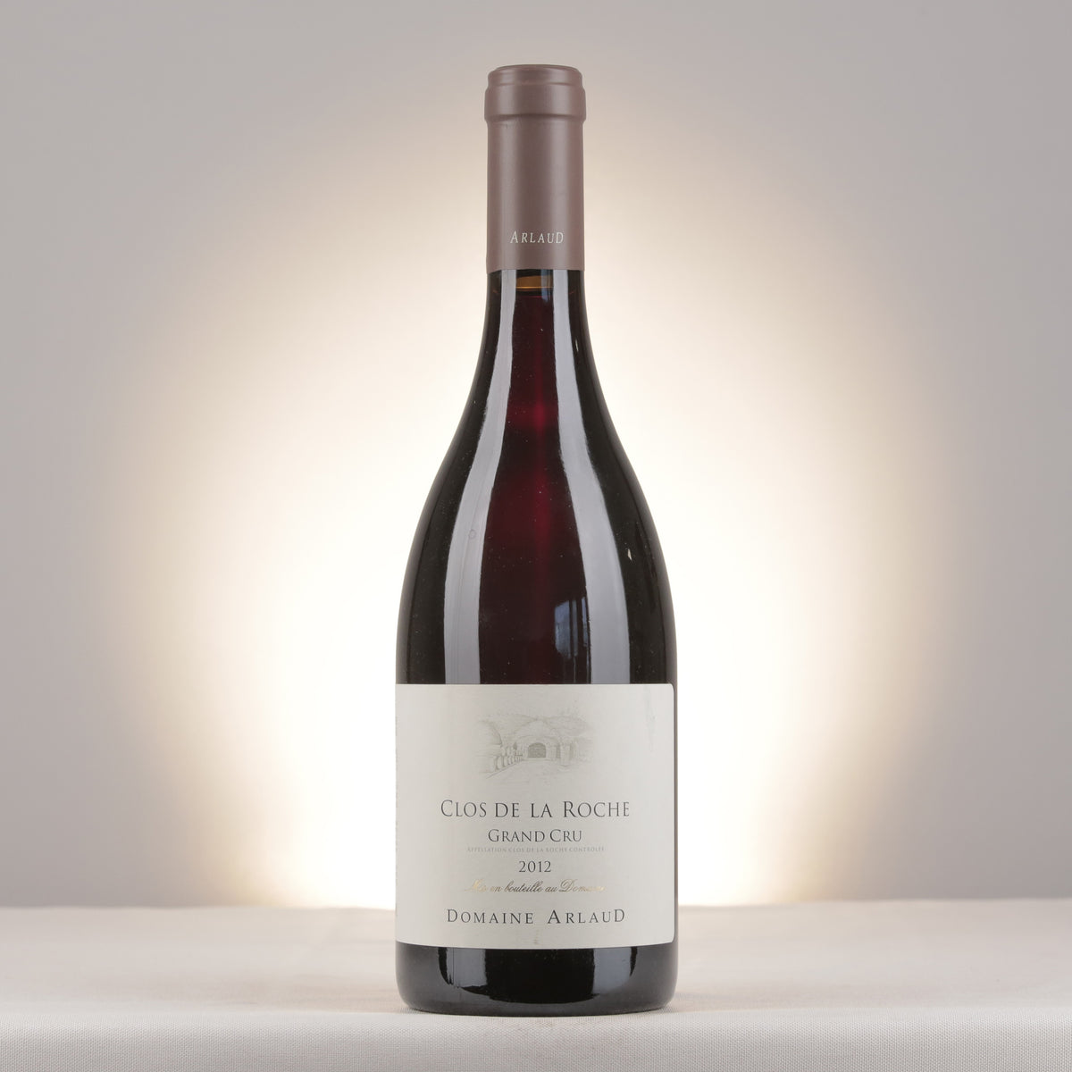 Arlaud Clos de la Roche Grand Cru 2012 Bottle front