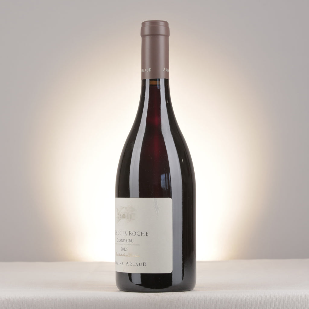 Arlaud Clos de la Roche Grand Cru 2012 Bottle turned left