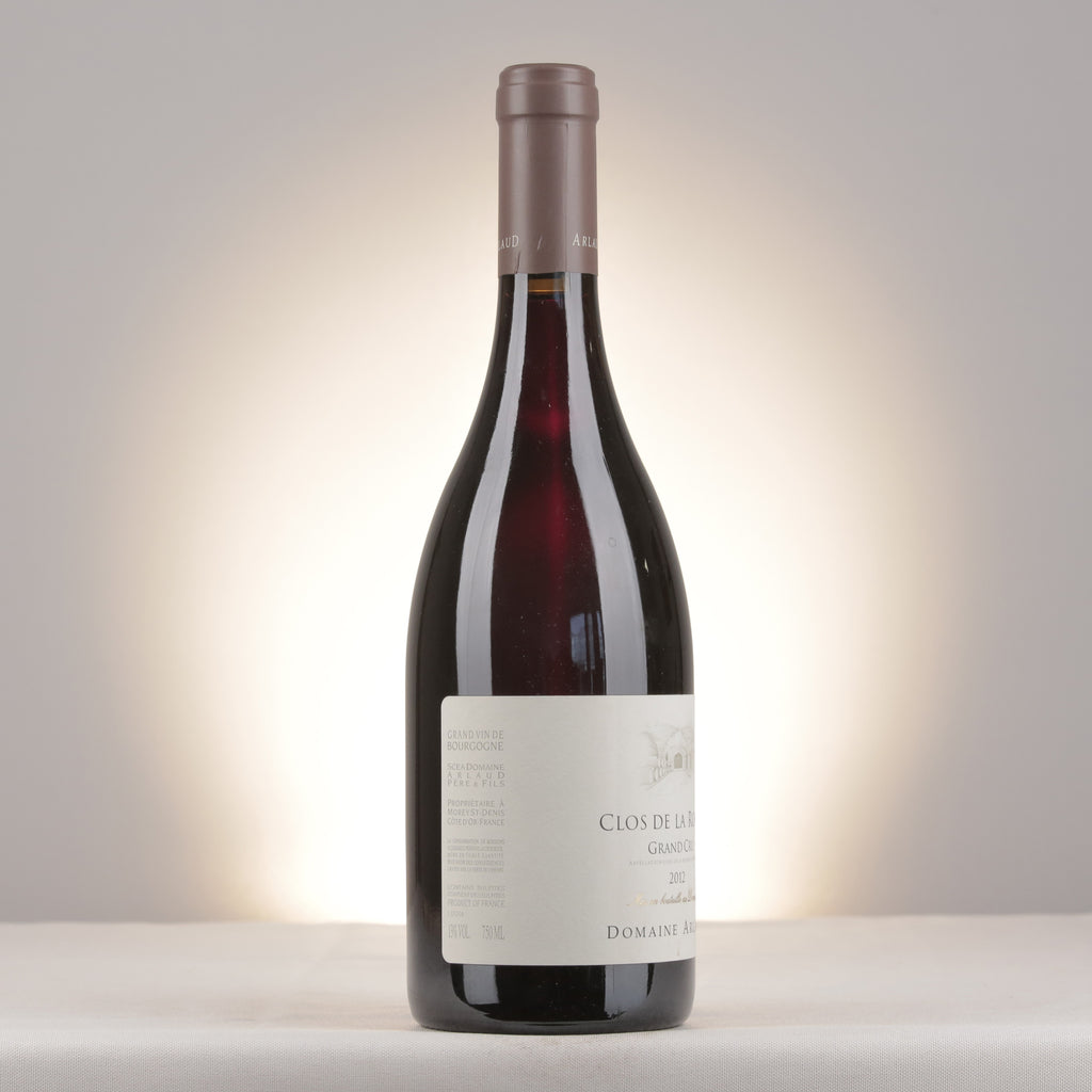 Arlaud Clos de la Roche Grand Cru 2012 Bottle turned right
