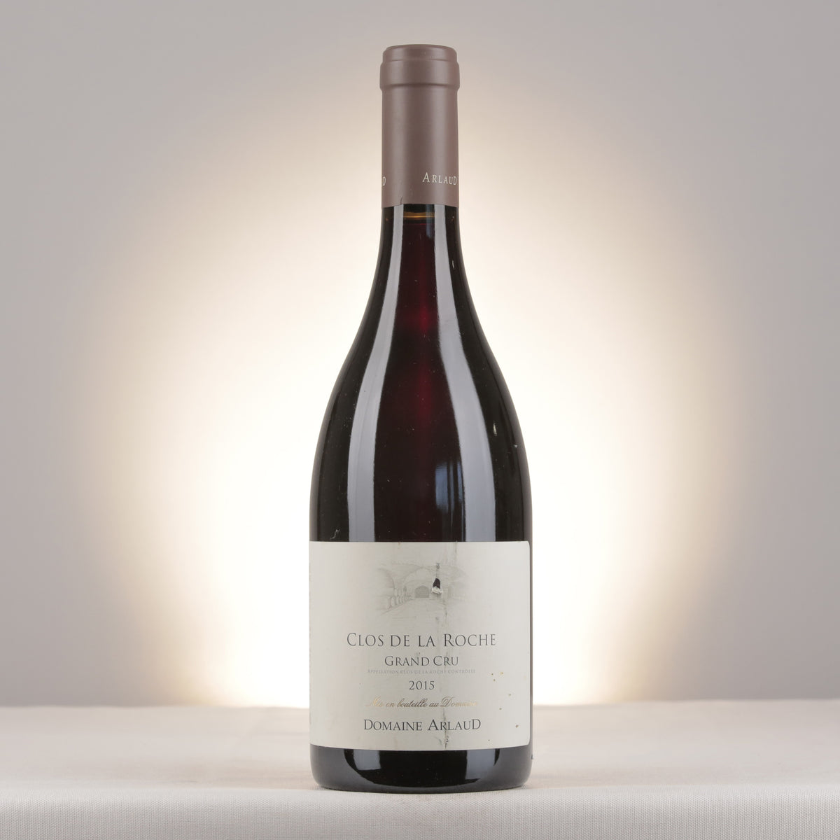 Arlaud Clos de la Roche Grand Cru 2015 Bottle front