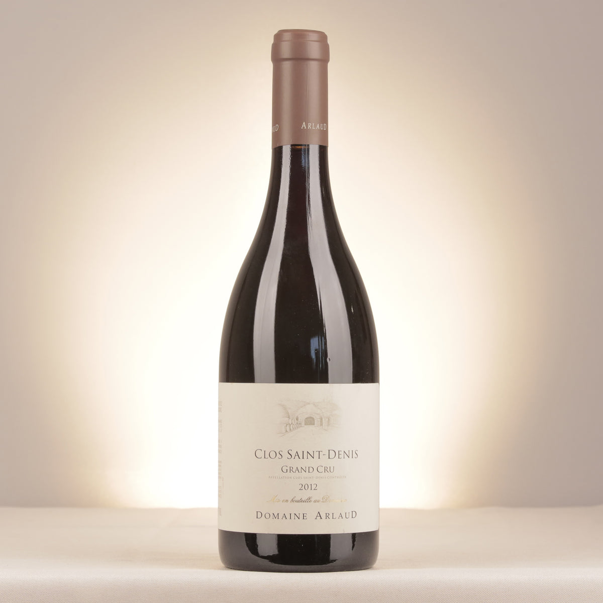 Domaine Arlaud Clos Saint-Denis Grand Cru 2012 Bottle front