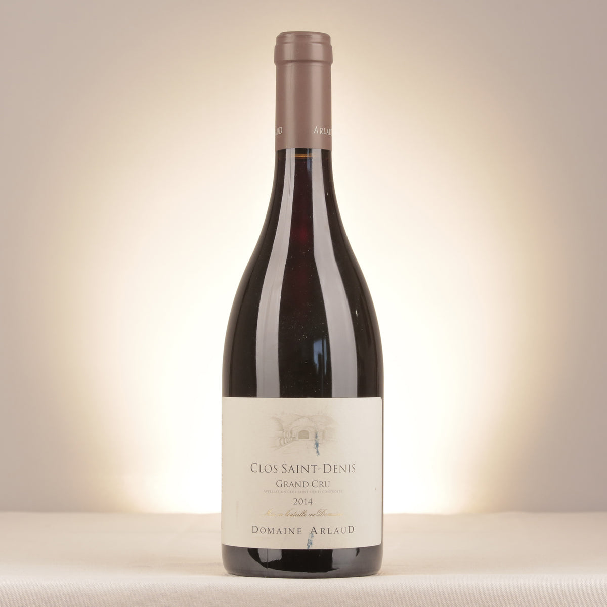 Domaine Arlaud Clos Saint-Denis Grand Cru 2014 Bottle front