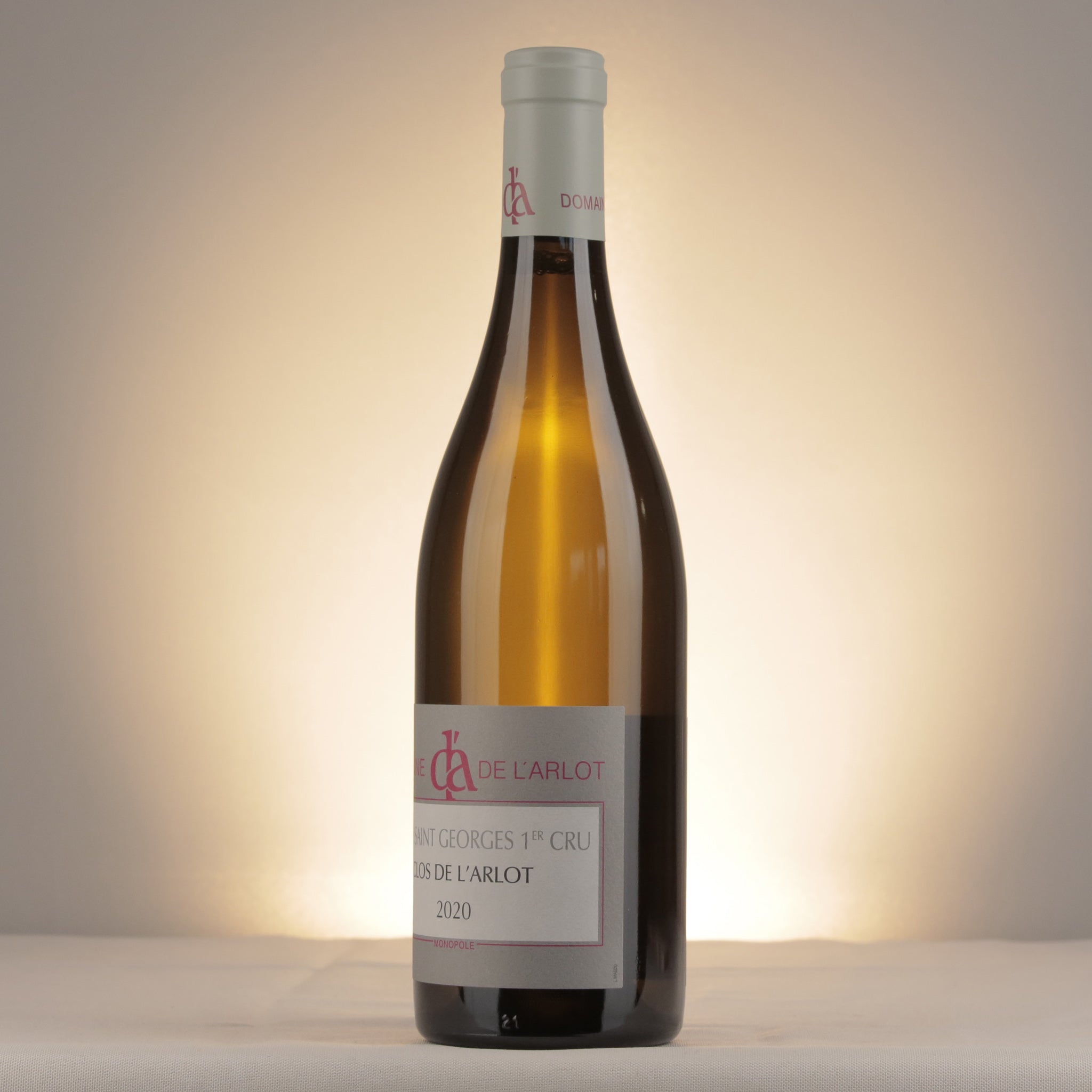 Domaine de l'Arlot Nuits-Saint-Georges 1er Cru Clos de l'Arlot Blanc 2020 Bottle detail
