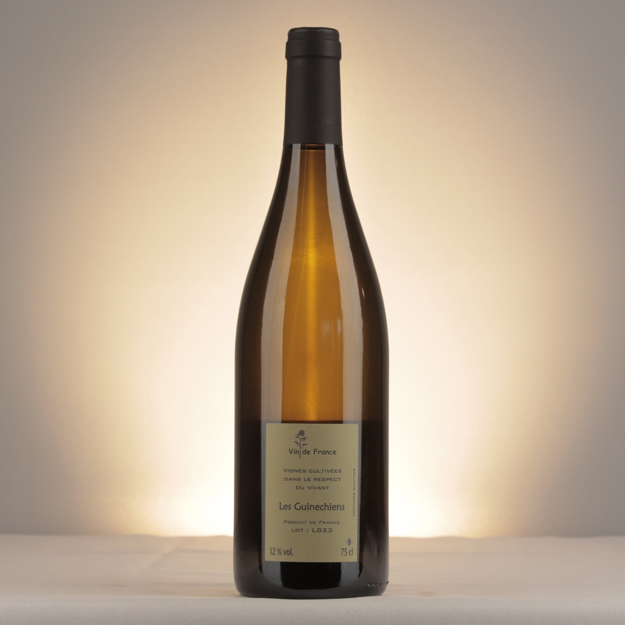 Benoît Courault Guinechiens VdF 2023 Bottle back
