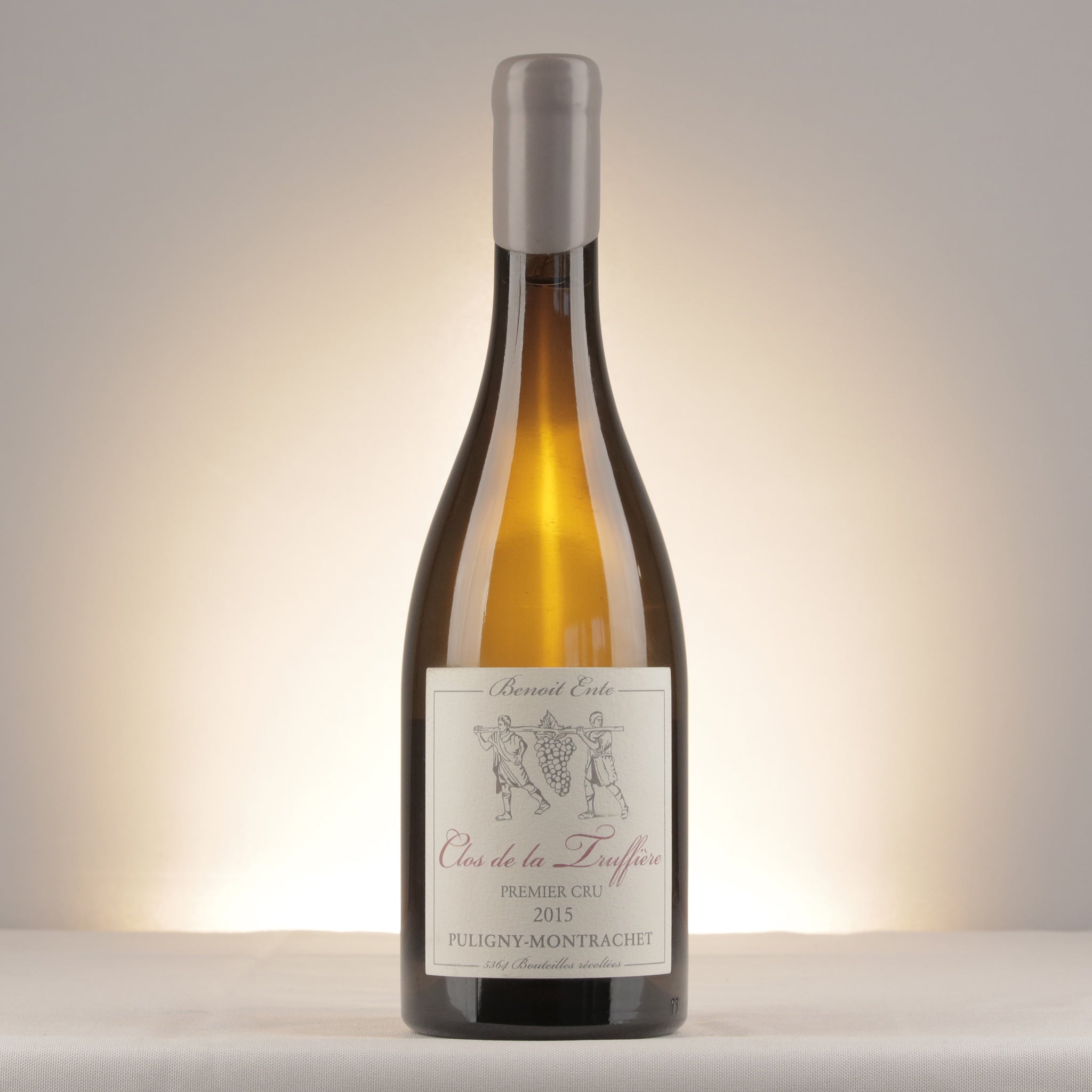 Benoit Ente Puligny-Montrachet 1er Cru La Truffière 2015 Bottle front