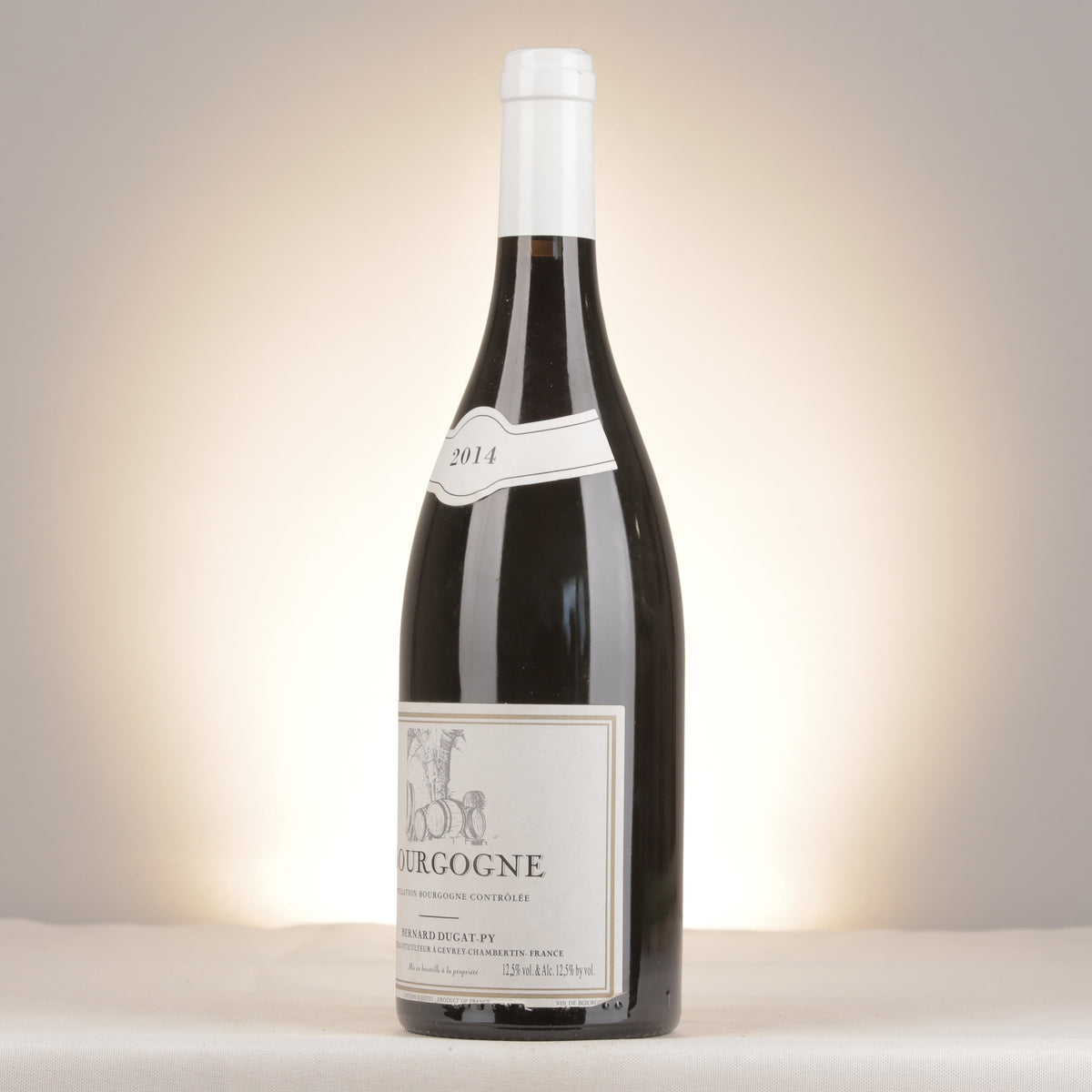 Bernard Dugat-Py Bourgogne Rouge 2014 Bottle turned left