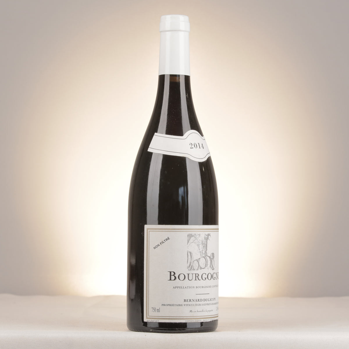 Bernard Dugat-Py Bourgogne Rouge 2014 Bottle turned right