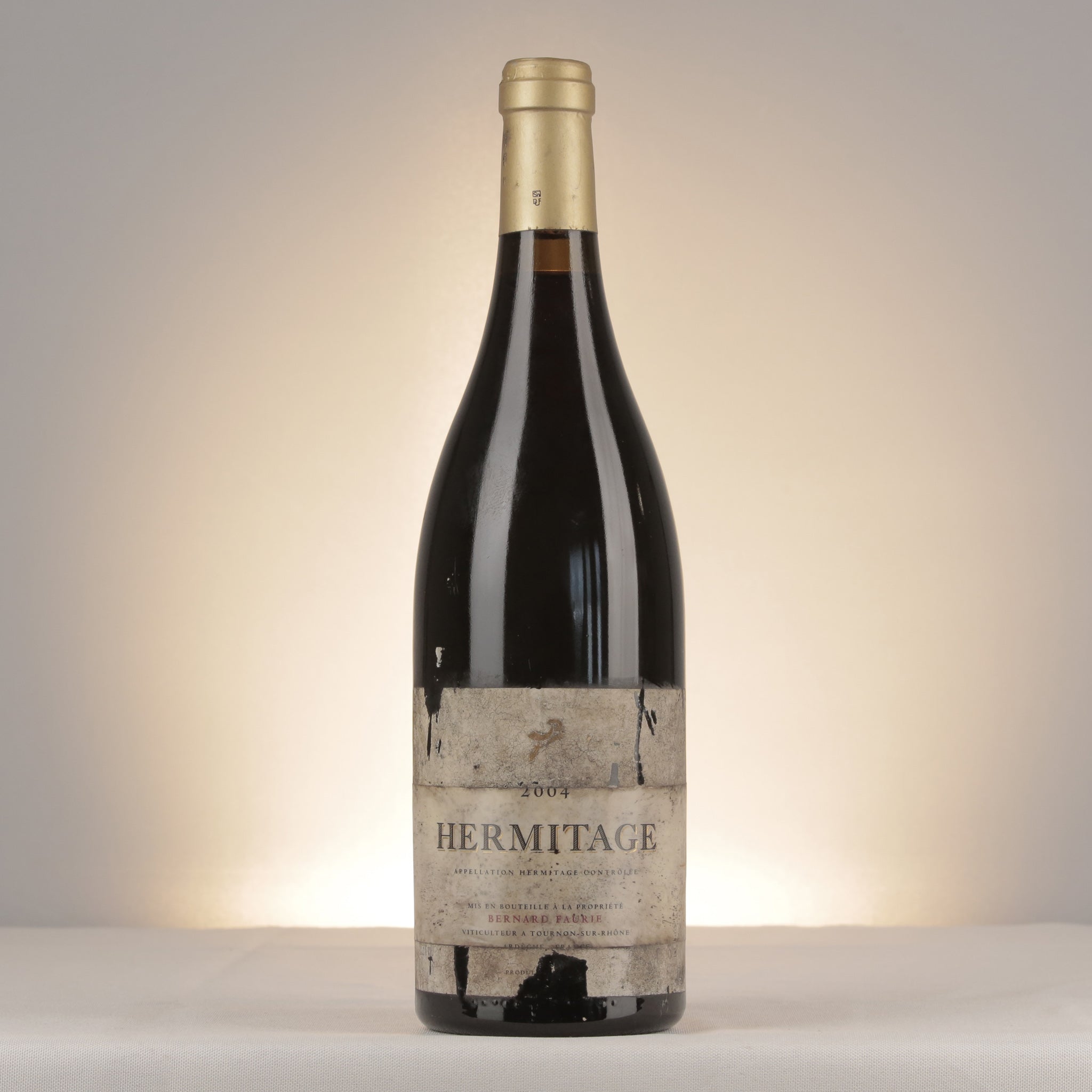 Bernard Faurie Hermitage 2004 Bottle front