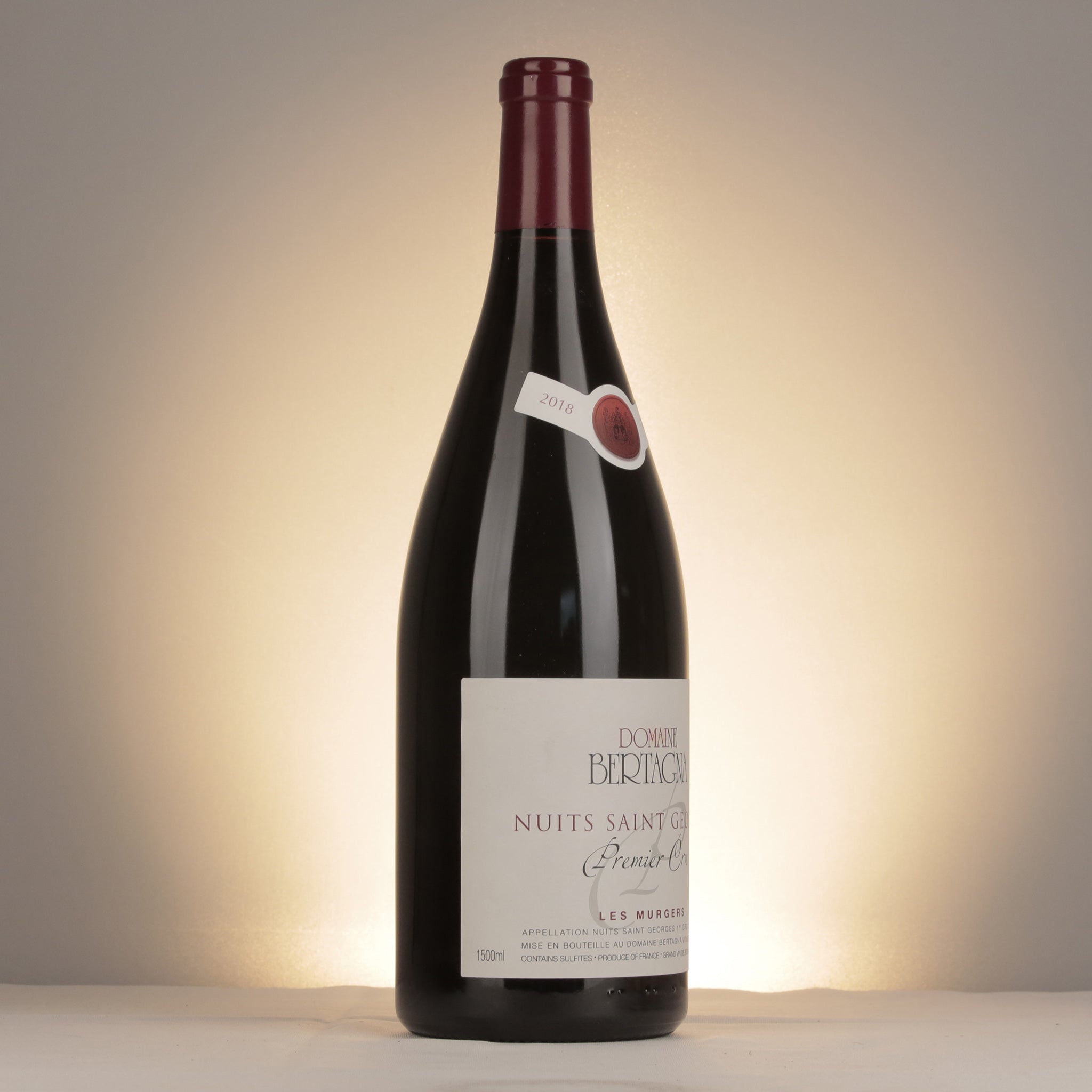 Domaine Bertagna Nuits-Saint-Georges 1er Cru Les Murgers 2018 Magnum label