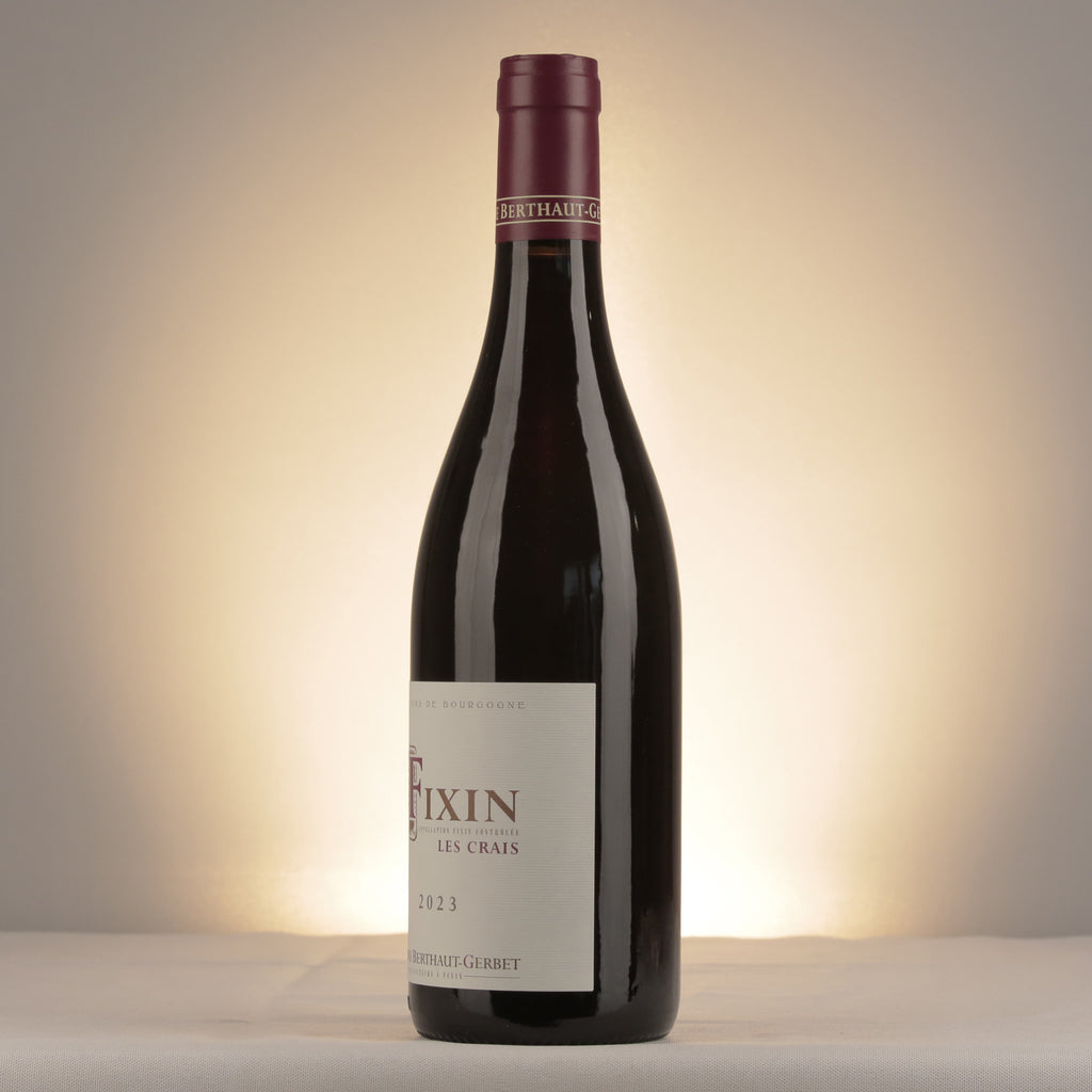 Berthaut-Gerbet Fixin Les Crais 2023 Bottle detail