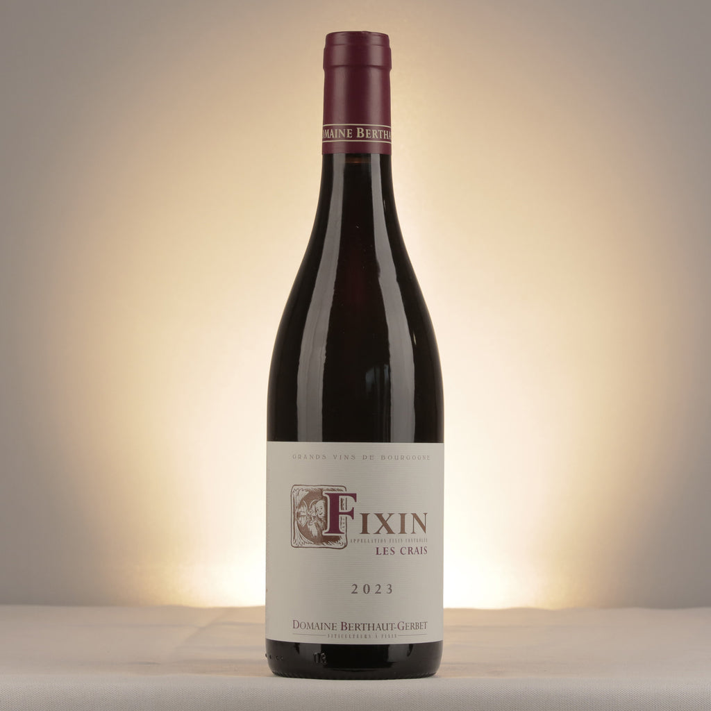 Berthaut-Gerbet Fixin Les Crais 2023 Bottle front