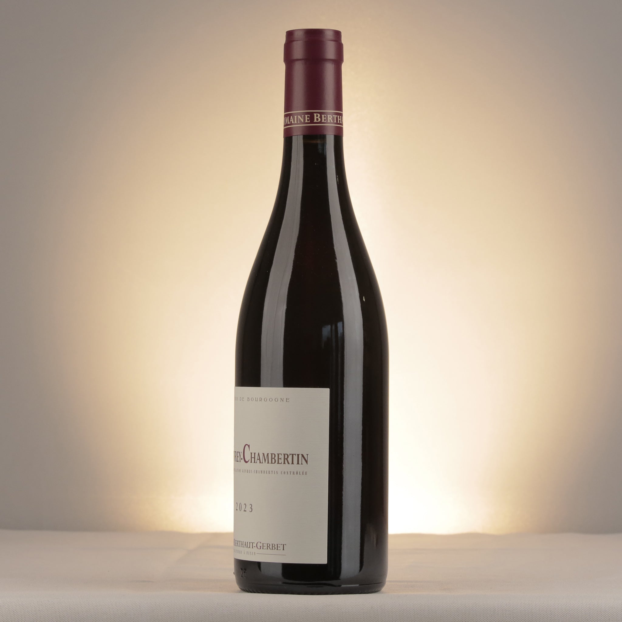 Berthaut-Gerbet Gevrey-Chambertin 2023 Bottle detail