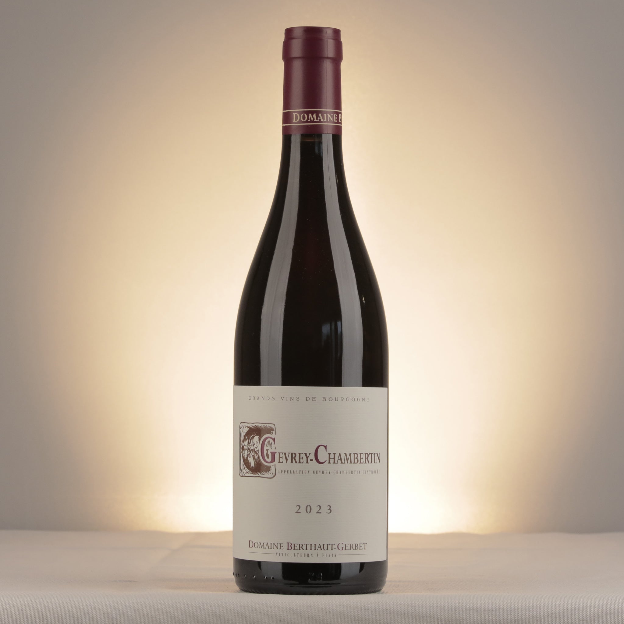 Berthaut-Gerbet Gevrey-Chambertin 2023 Bottle front