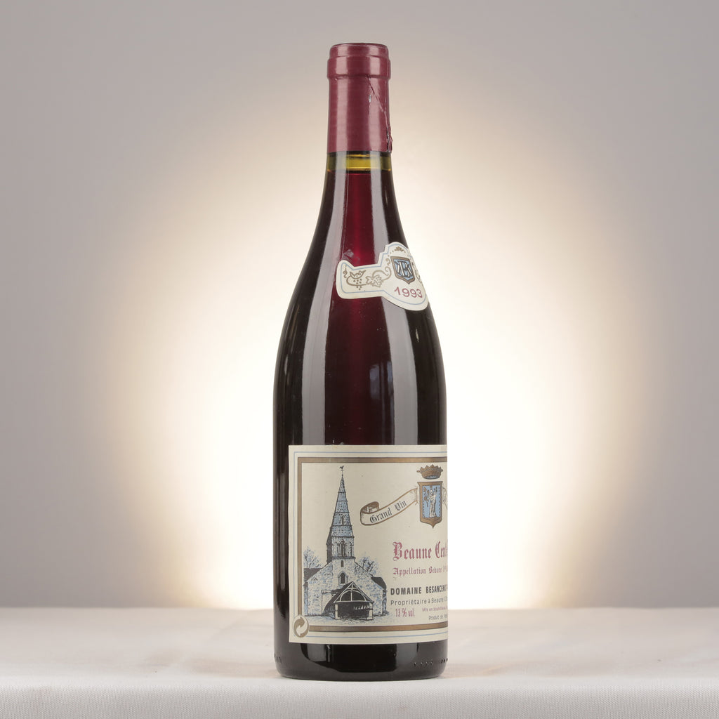 Besancenot-Mathouillet Beaune 1er Cru Les Cent-Vignes 1993 Bottle turned right