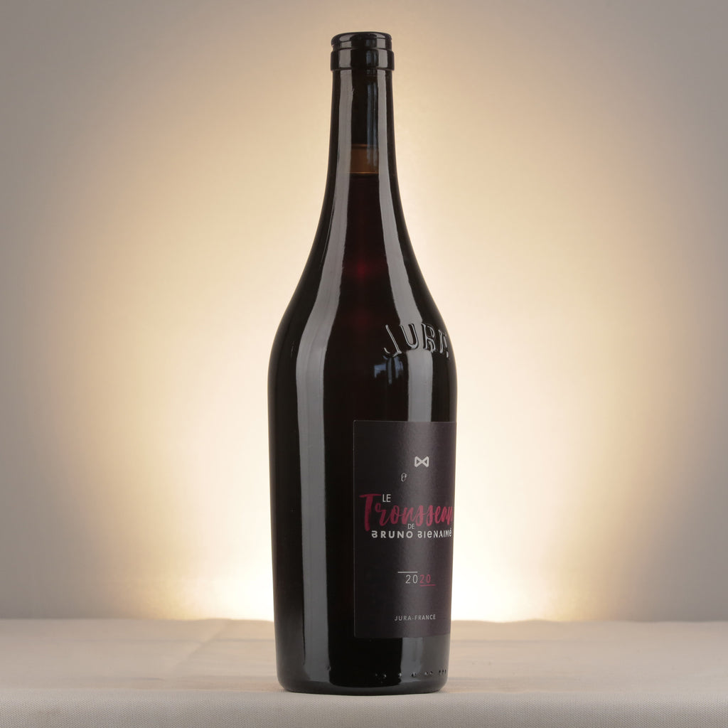 Bienaimé Côtes du Jura Le Trousseau 2020 Bottle label
