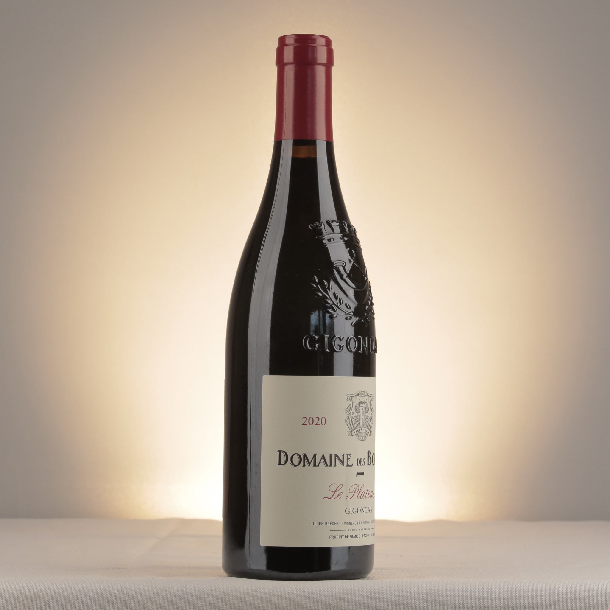 Les Bosquets Gigondas Le Plateau 2020 Bottle label
