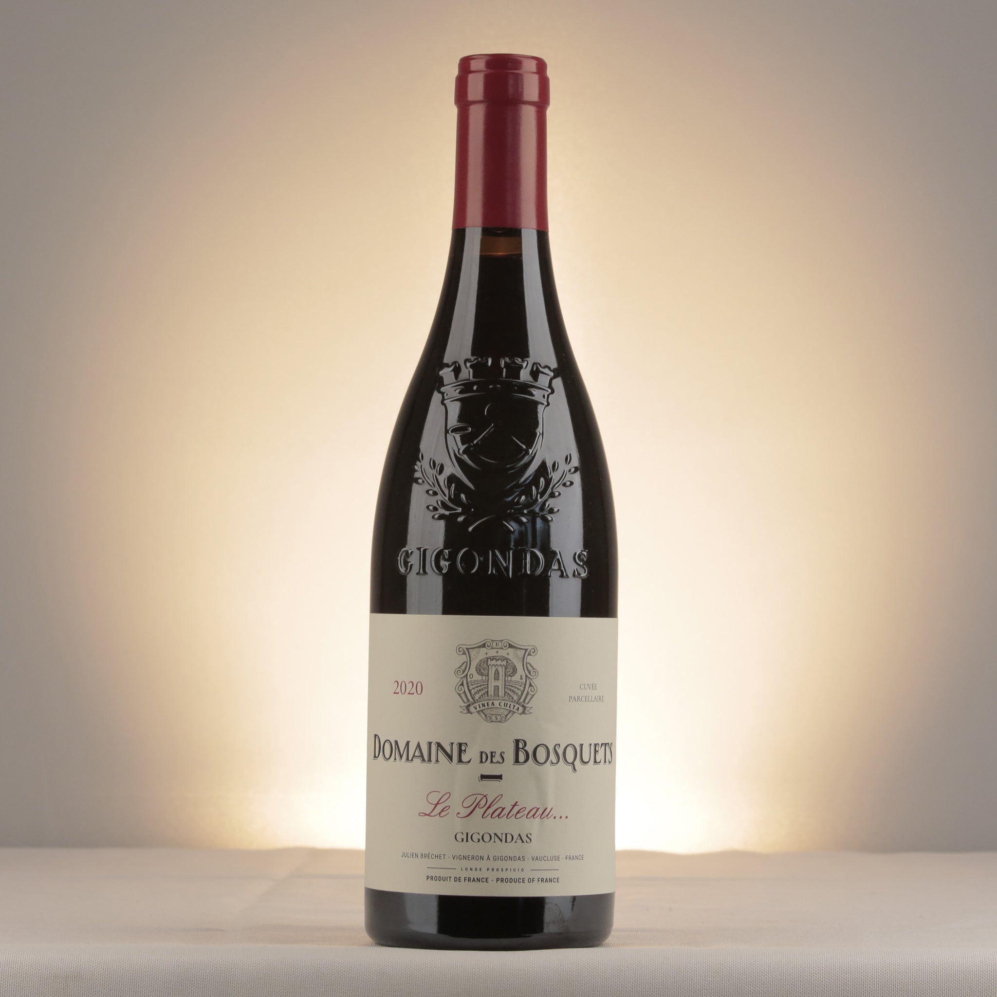 Les Bosquets Gigondas Le Plateau 2020 Bottle front