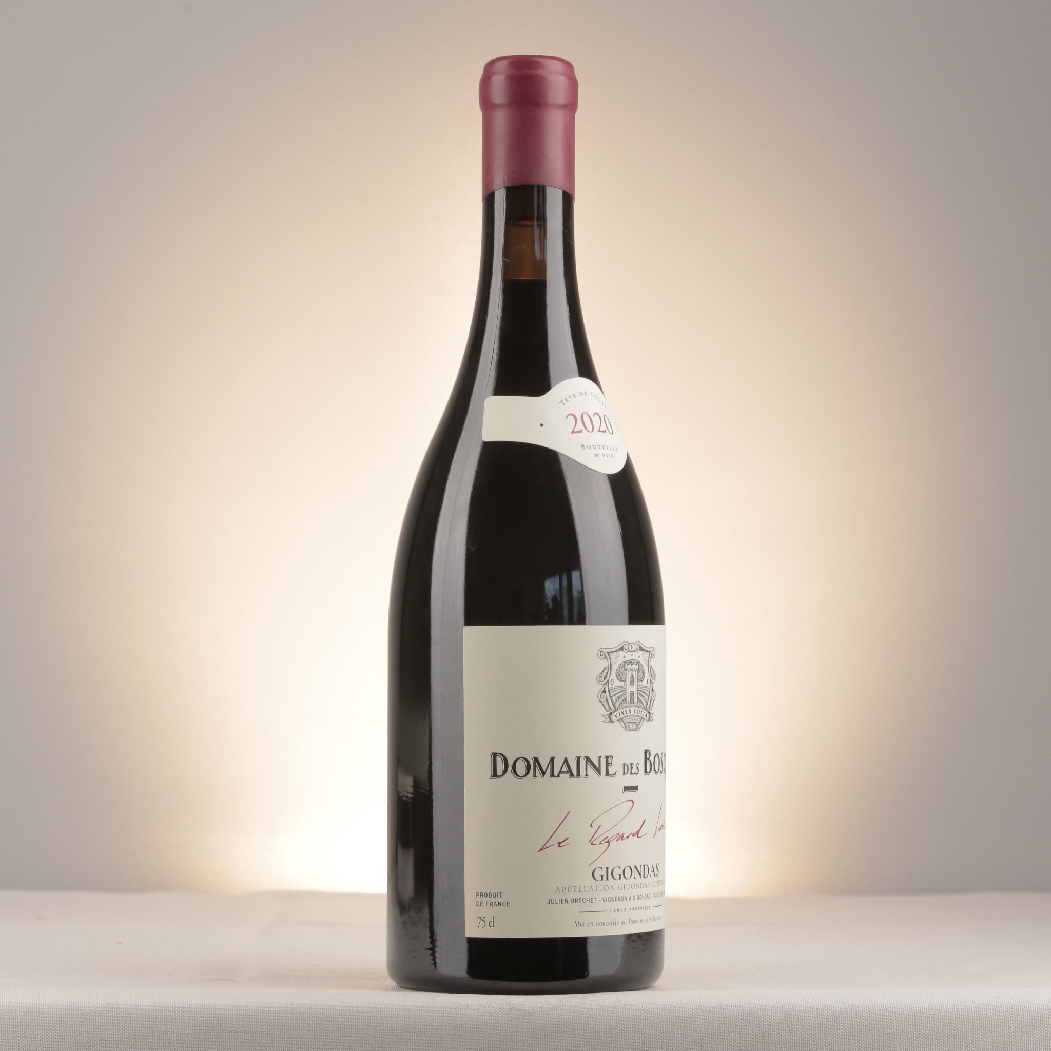 Les Bosquets Gigondas Le Regard Loin 2020 Bottle label