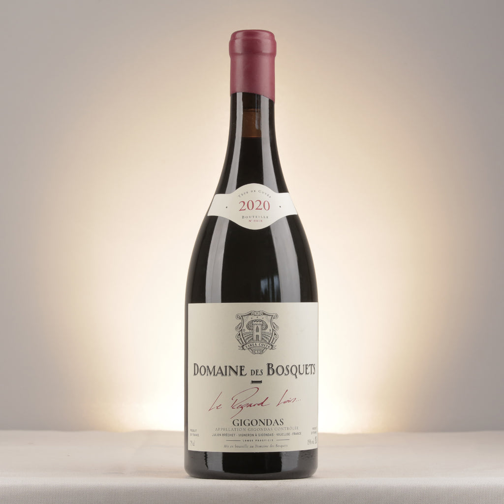 Les Bosquets Gigondas Le Regard Loin 2020 Bottle front