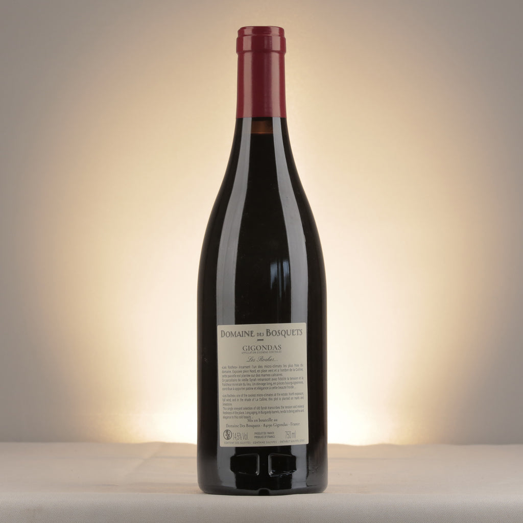 Les Bosquets Gigondas Les Roches 2020 Bottle back