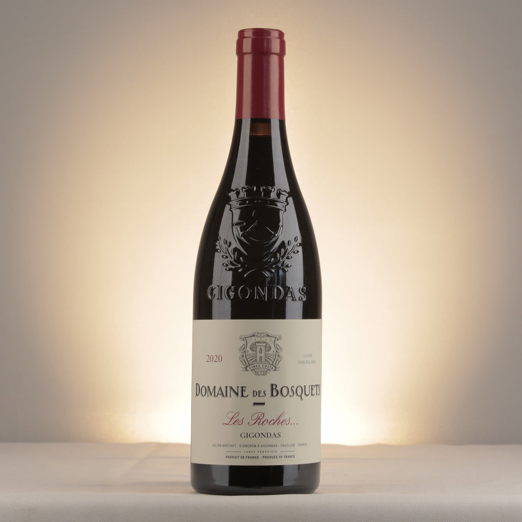 Les Bosquets Gigondas Les Roches 2020 Bottle front