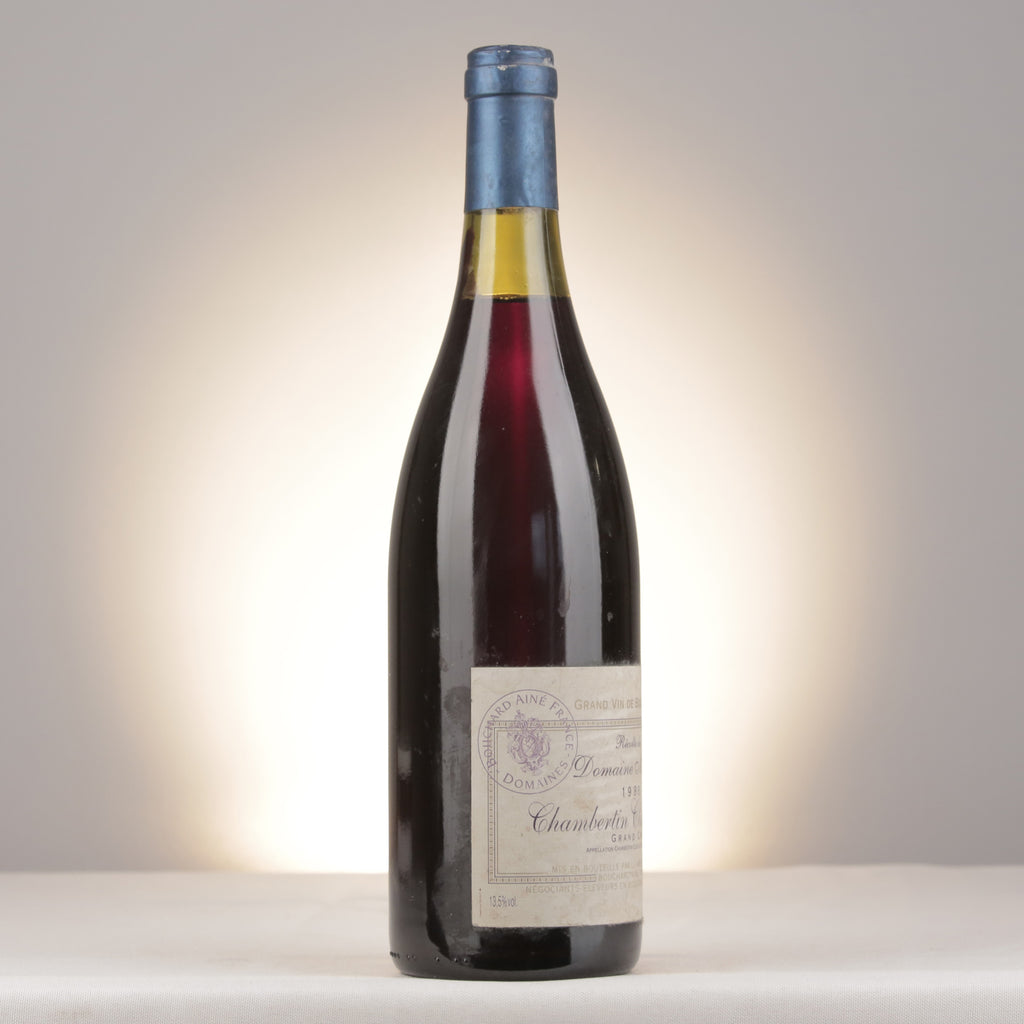 Bouchard Aine Chambertin-Clos de Bèze Grand Cru Domaine Marion 1988 Bottle turned right