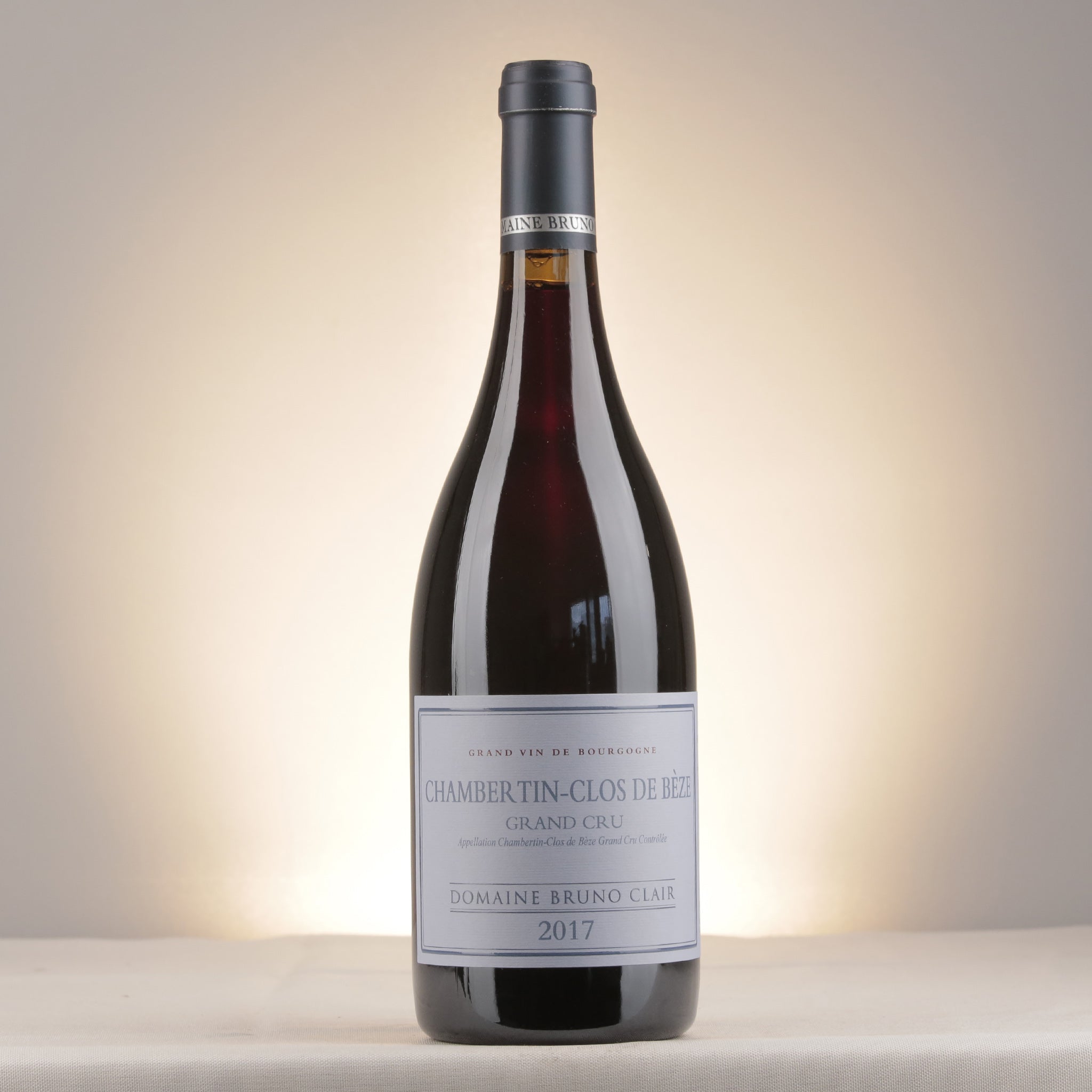 Domaine Bruno Clair Chambertin-Clos de Bèze Grand Cru 2017 Bottle front