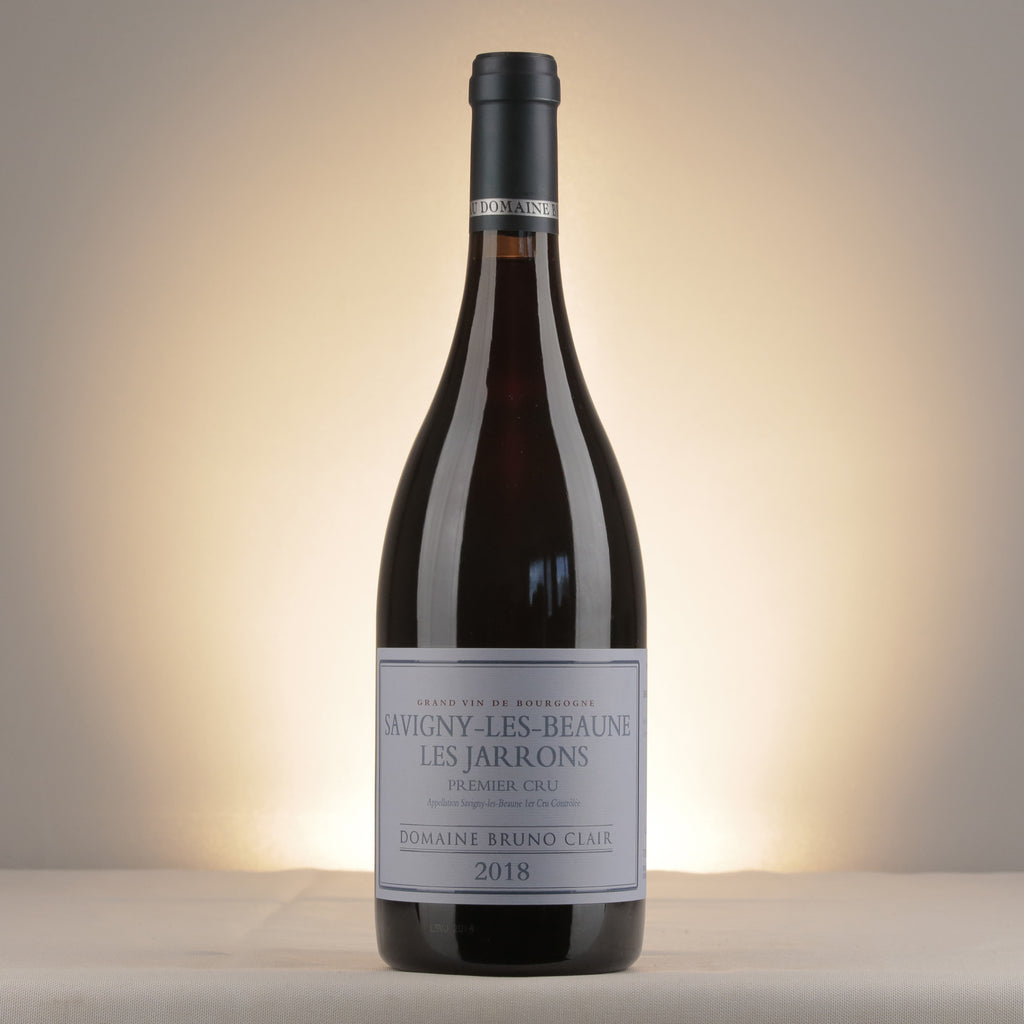 Bruno Clair Savigny-les-Beaune 1er Cru Les Jarrons 2018 Bottle front