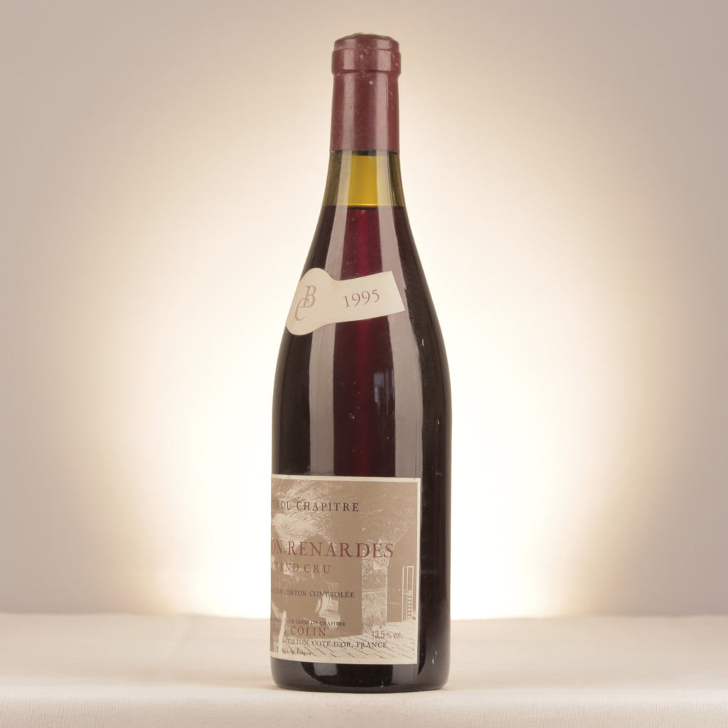 Bruno Colin Caves du Chapitre Corton Grand Cru Les Renardes 1995 Bottle turned left (lot 6deb)