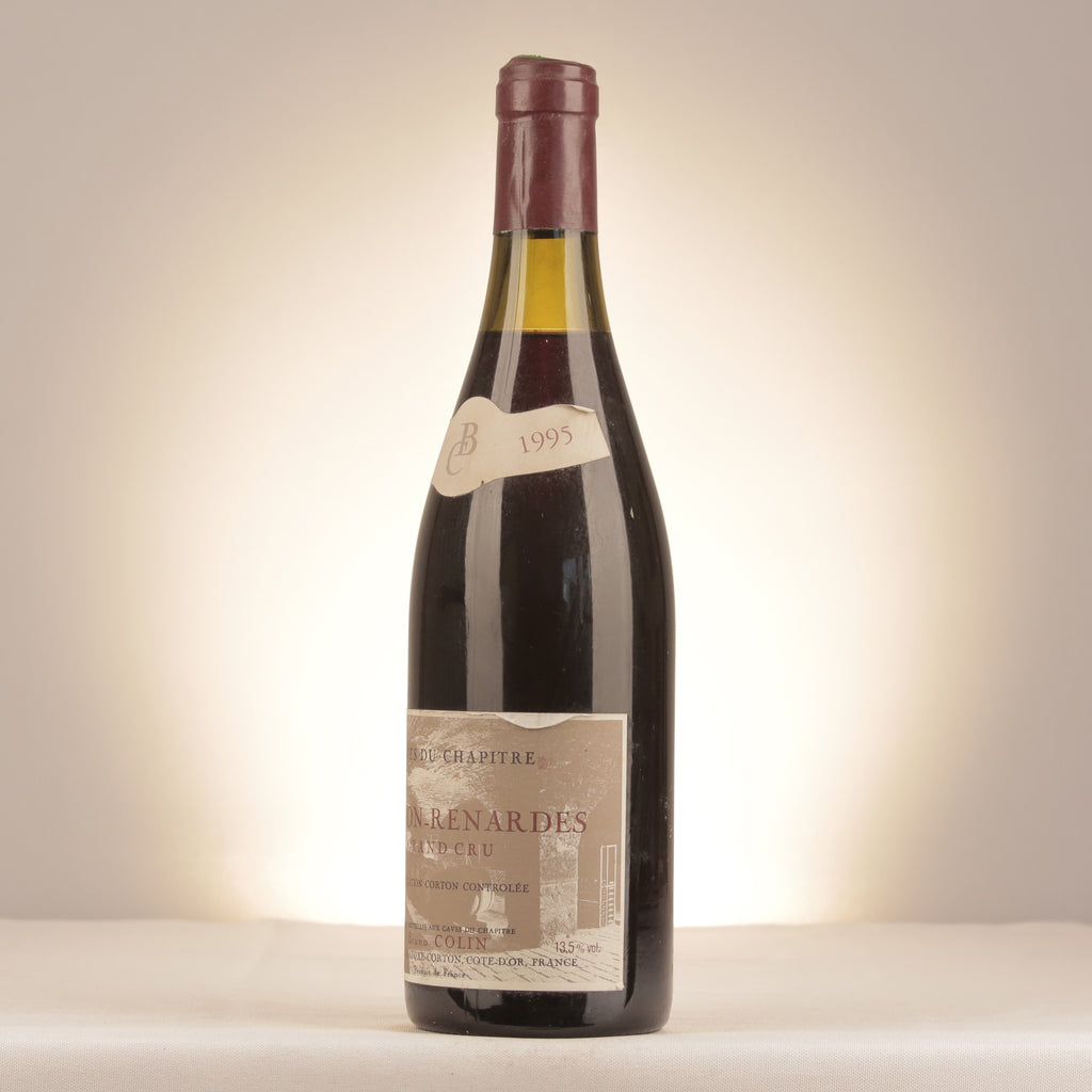 Bruno Colin Caves du Chapitre Corton Grand Cru Les Renardes 1995 Bottle turned left (lot bb88)