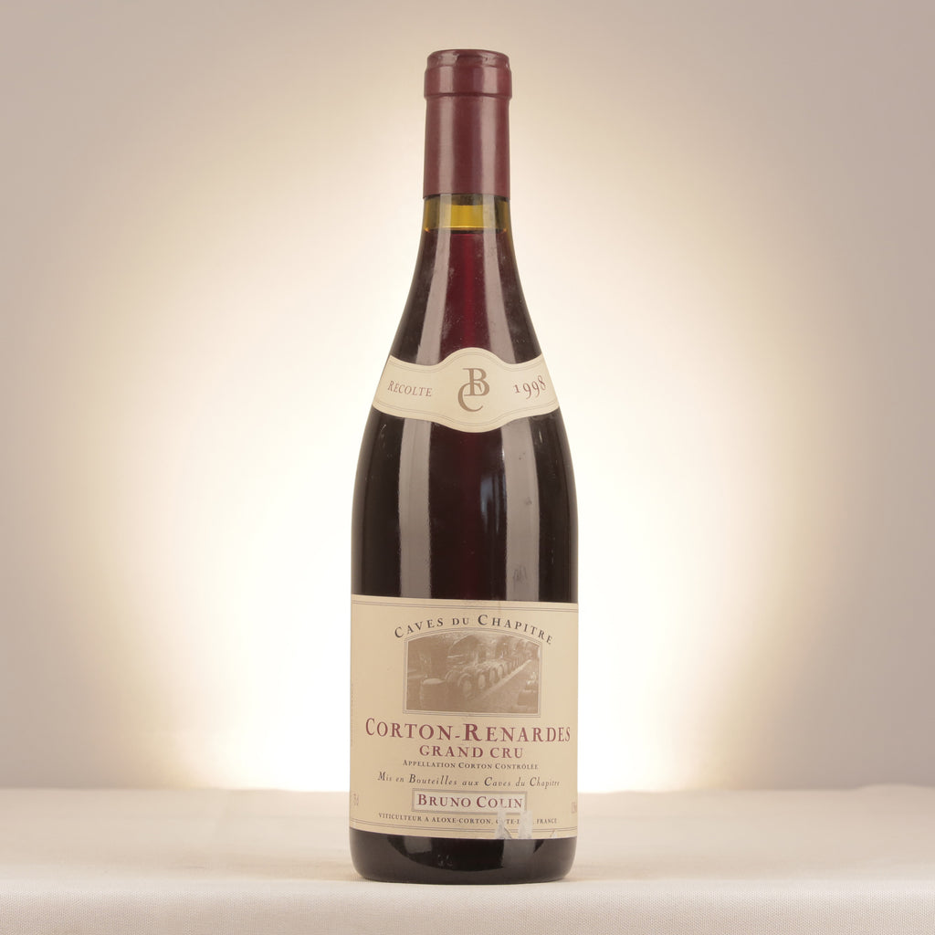 Bruno Colin Caves du Chapitre Corton Grand Cru Les Renardes 1998 Bottle front (lot 0ba8)
