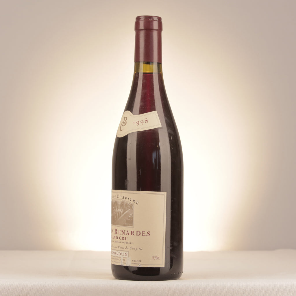 Bruno Colin Caves du Chapitre Corton Grand Cru Les Renardes 1998 Bottle turned left (lot 0ba8)