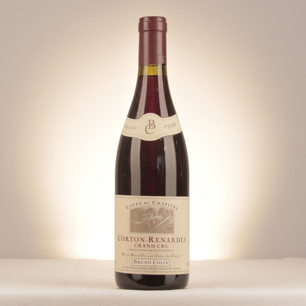 Bruno Colin Caves du Chapitre Corton Grand Cru Les Renardes 1998 Bottle front (lot cb73)