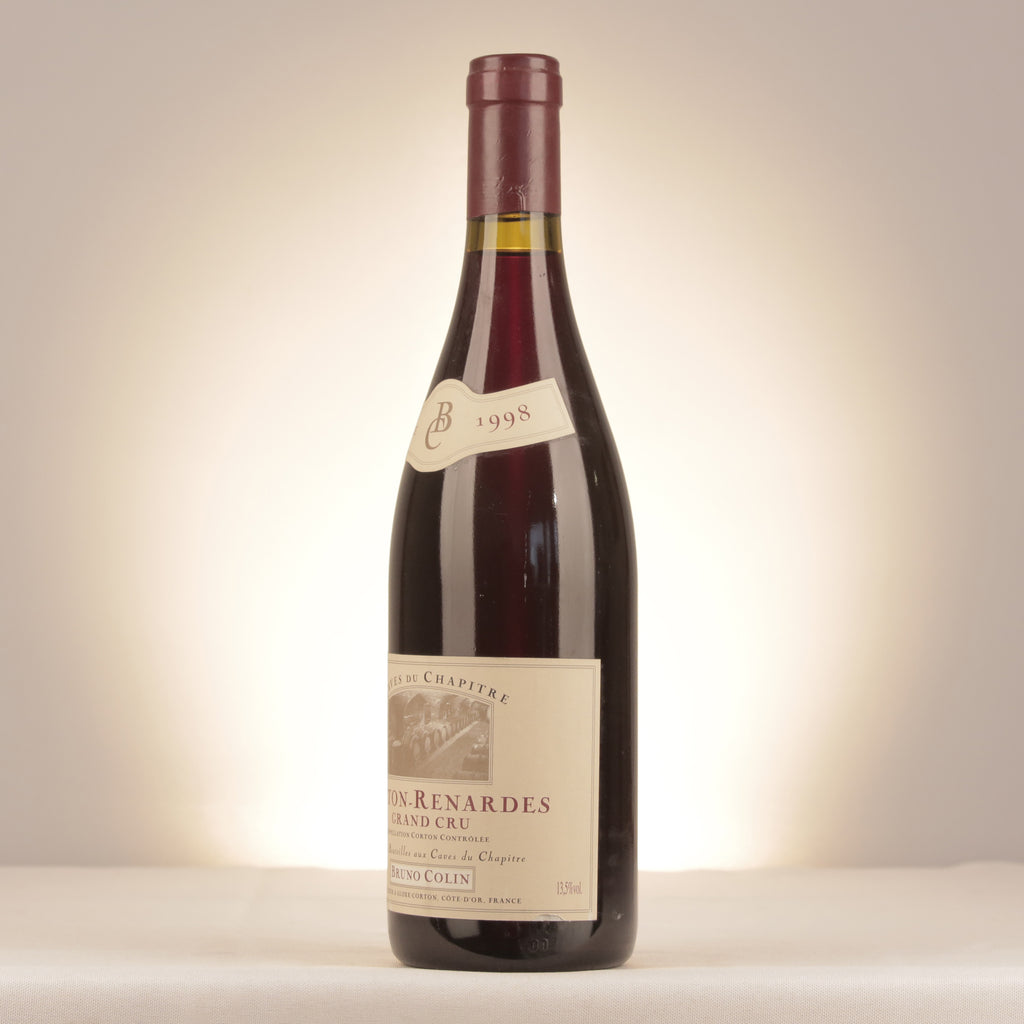 Bruno Colin Caves du Chapitre Corton Grand Cru Les Renardes 1998 Bottle turned left (lot cb73)