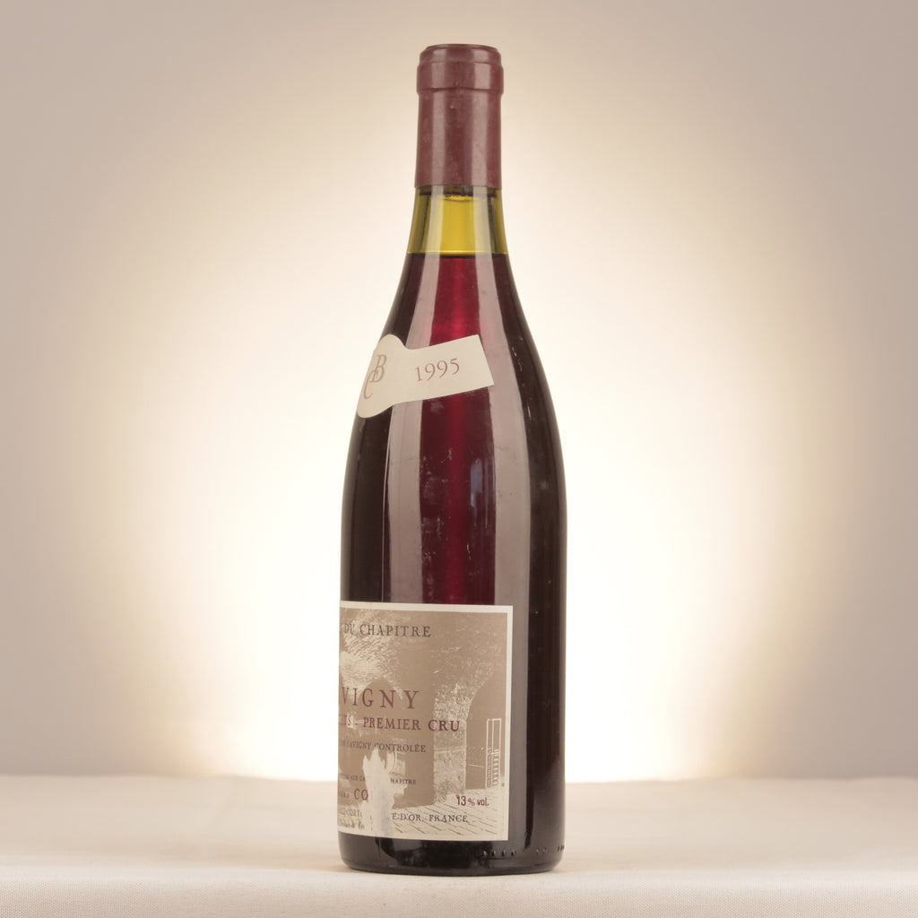 Bruno Colin Caves du Chapitre Savigny-lès-Beaune 1er Cru Les Peuillets 1995 Bottle turned left (lot 3b8a)