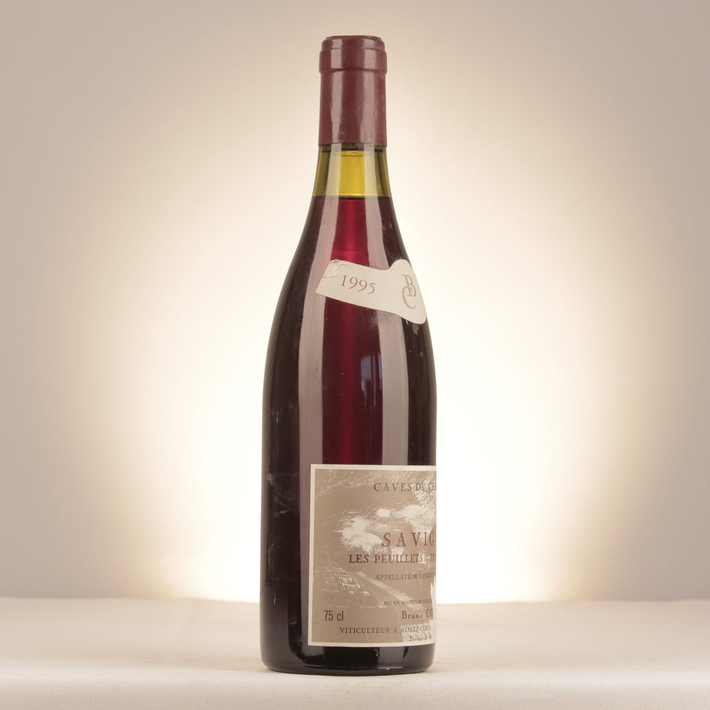 Bruno Colin Caves du Chapitre Savigny-lès-Beaune 1er Cru Les Peuillets 1995 Bottle turned right (lot 3b8a)