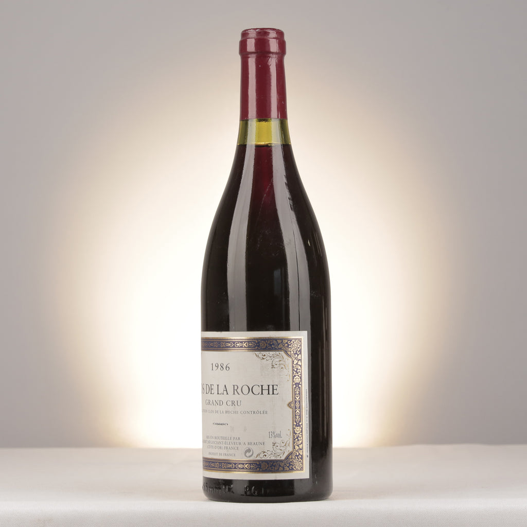 C. Colbert Clos de la Roche Grand Cru 1986 Bottle turned left
