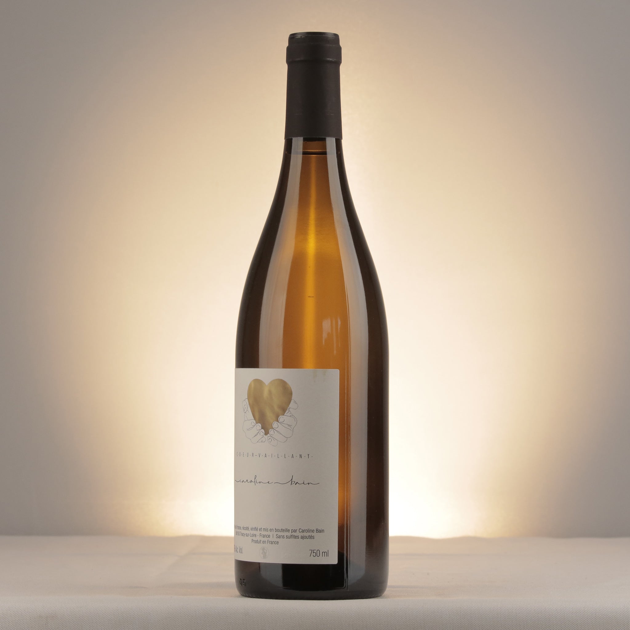 Caroline Bain Coeur Vaillant 2022 Bottle detail