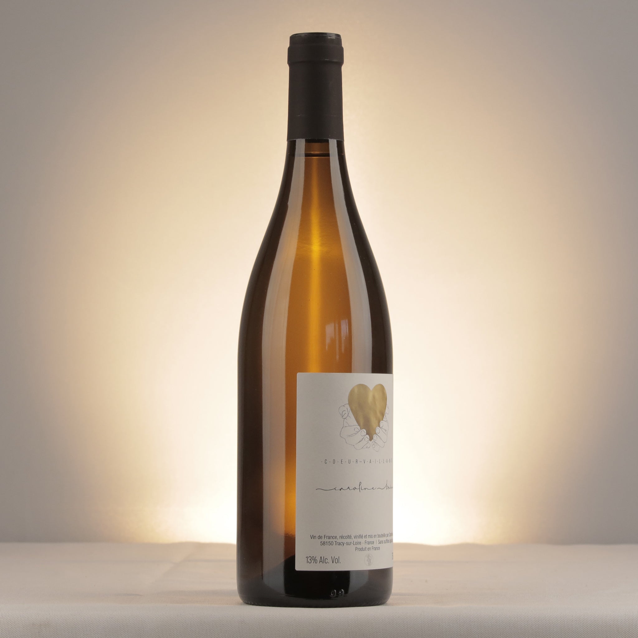 Caroline Bain Coeur Vaillant 2022 Bottle label