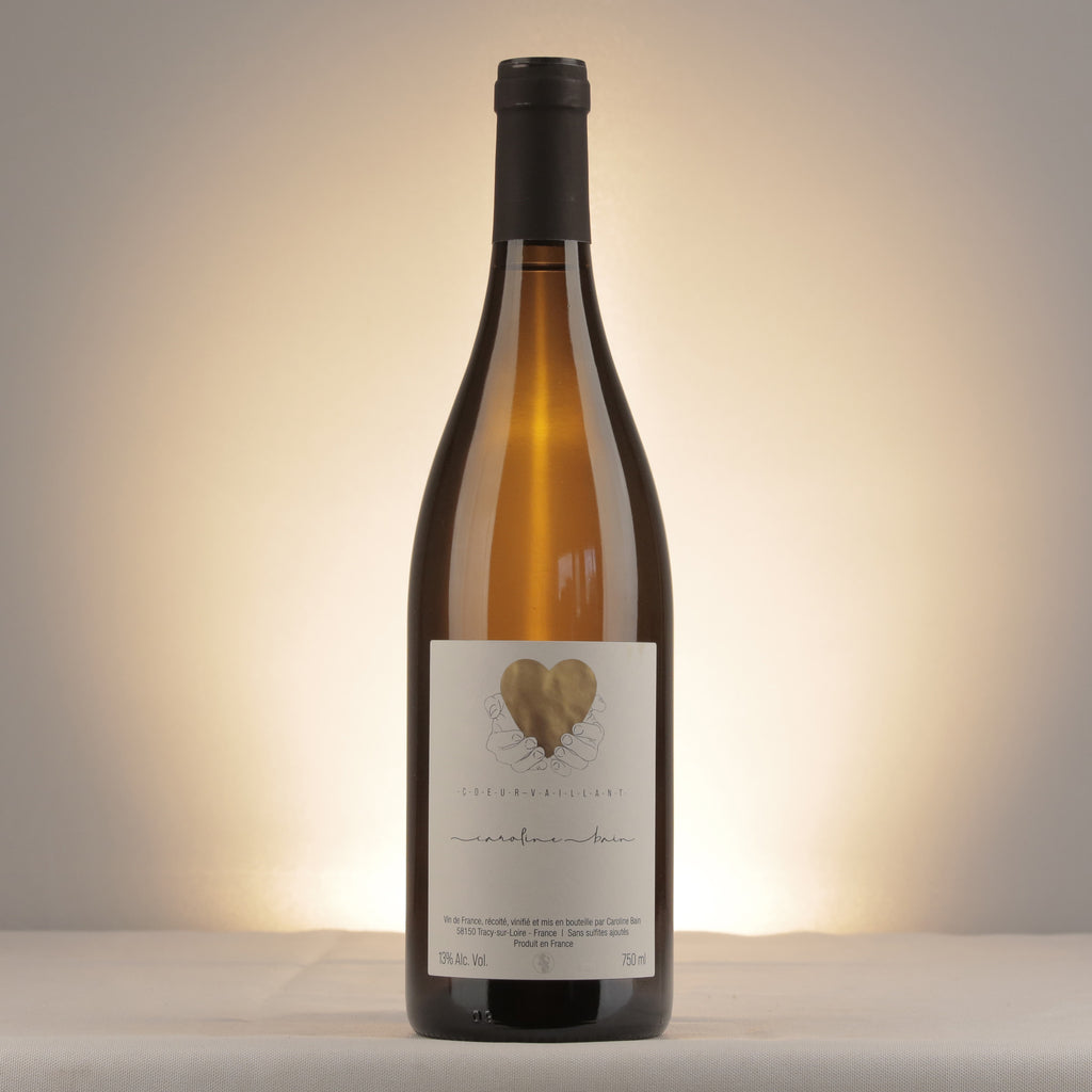 Caroline Bain Coeur Vaillant 2022 Bottle front