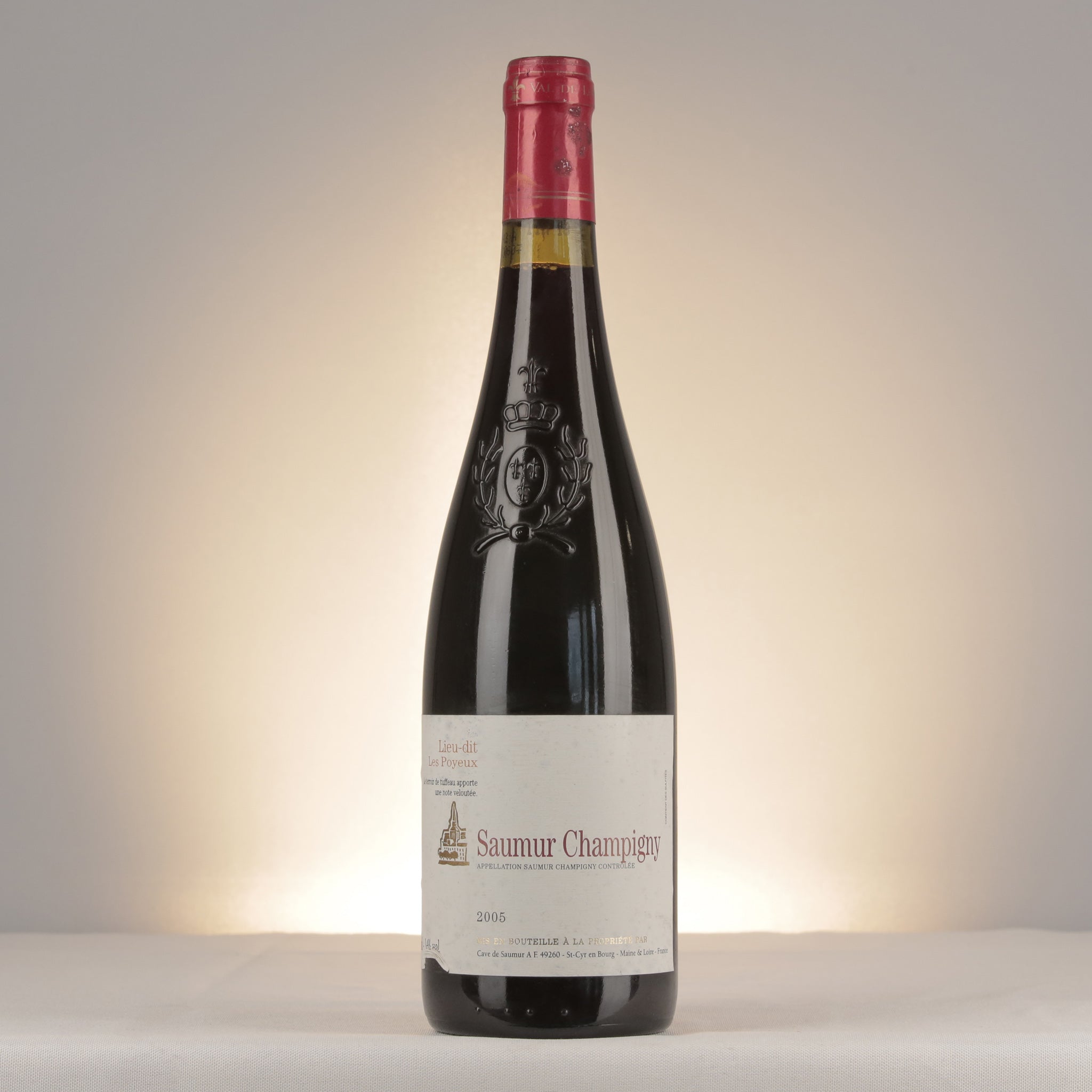Cave de Saumur Les Poyeux Saumur-Champigny 2005 Bottle front